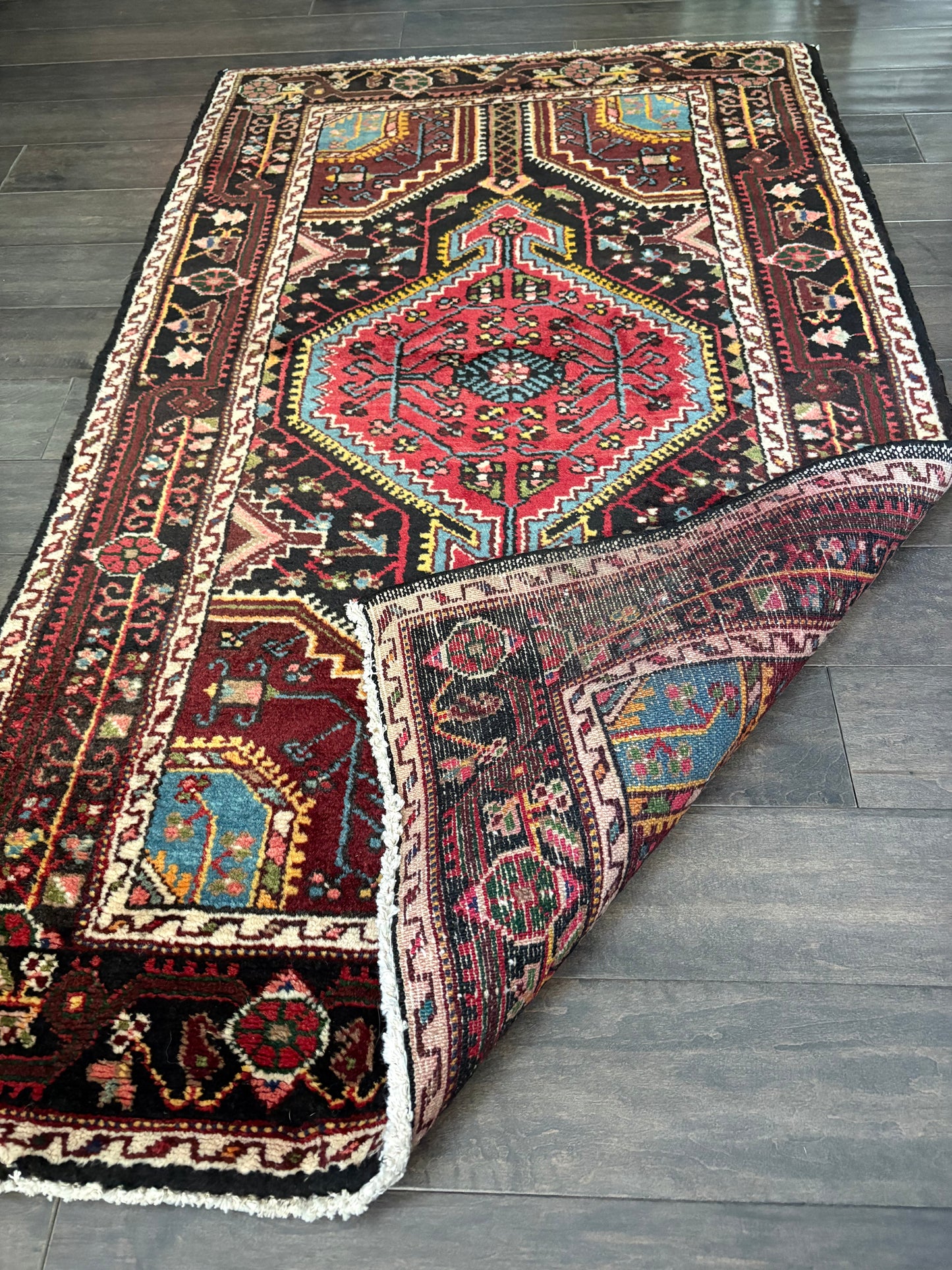 Vintage Rug #217 - 4'10" x 2'10" (Presale for Elysia)