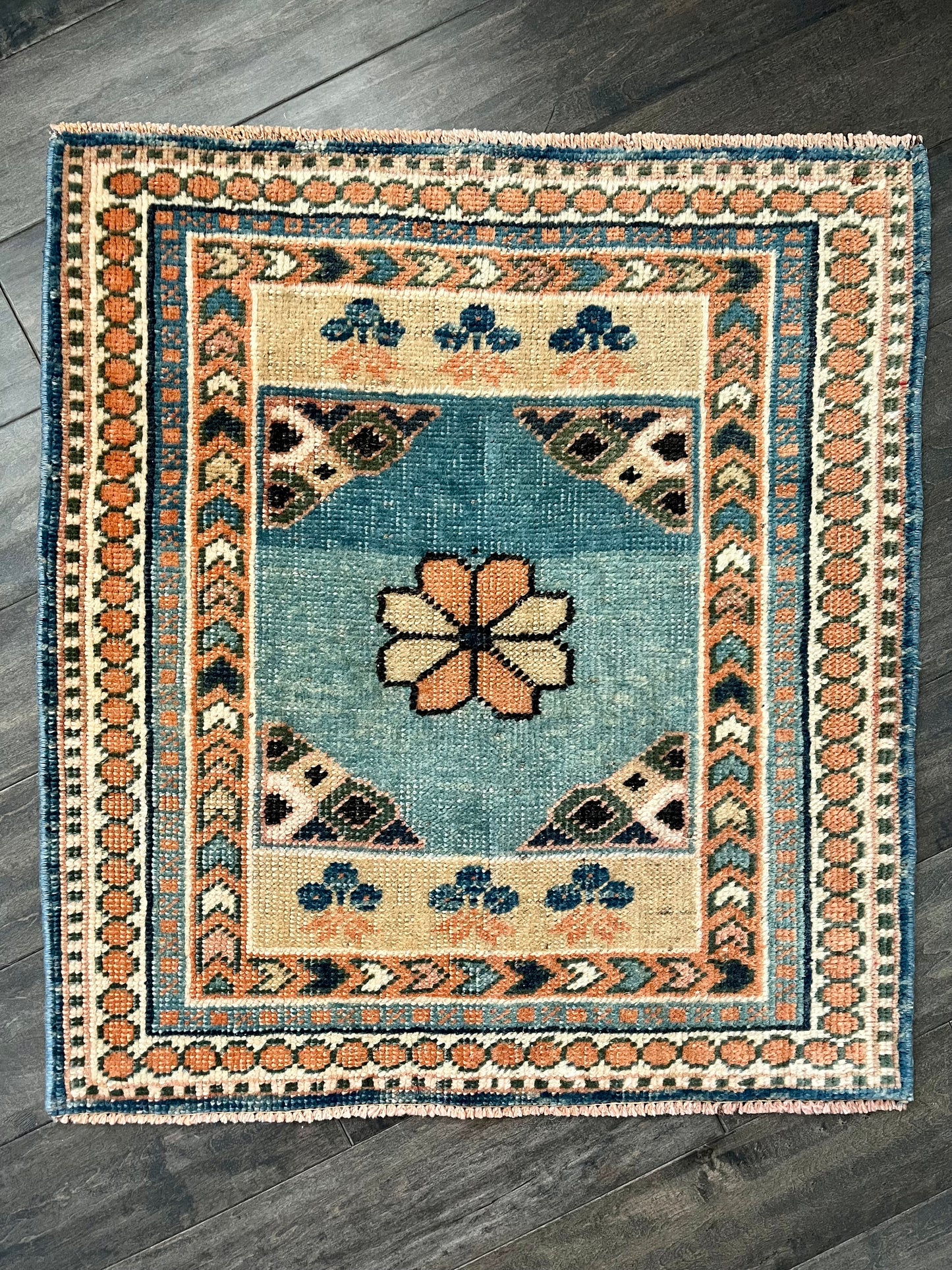 Vintage Rug #40 - 2'6" x 2'3" (reserved for Michelle)