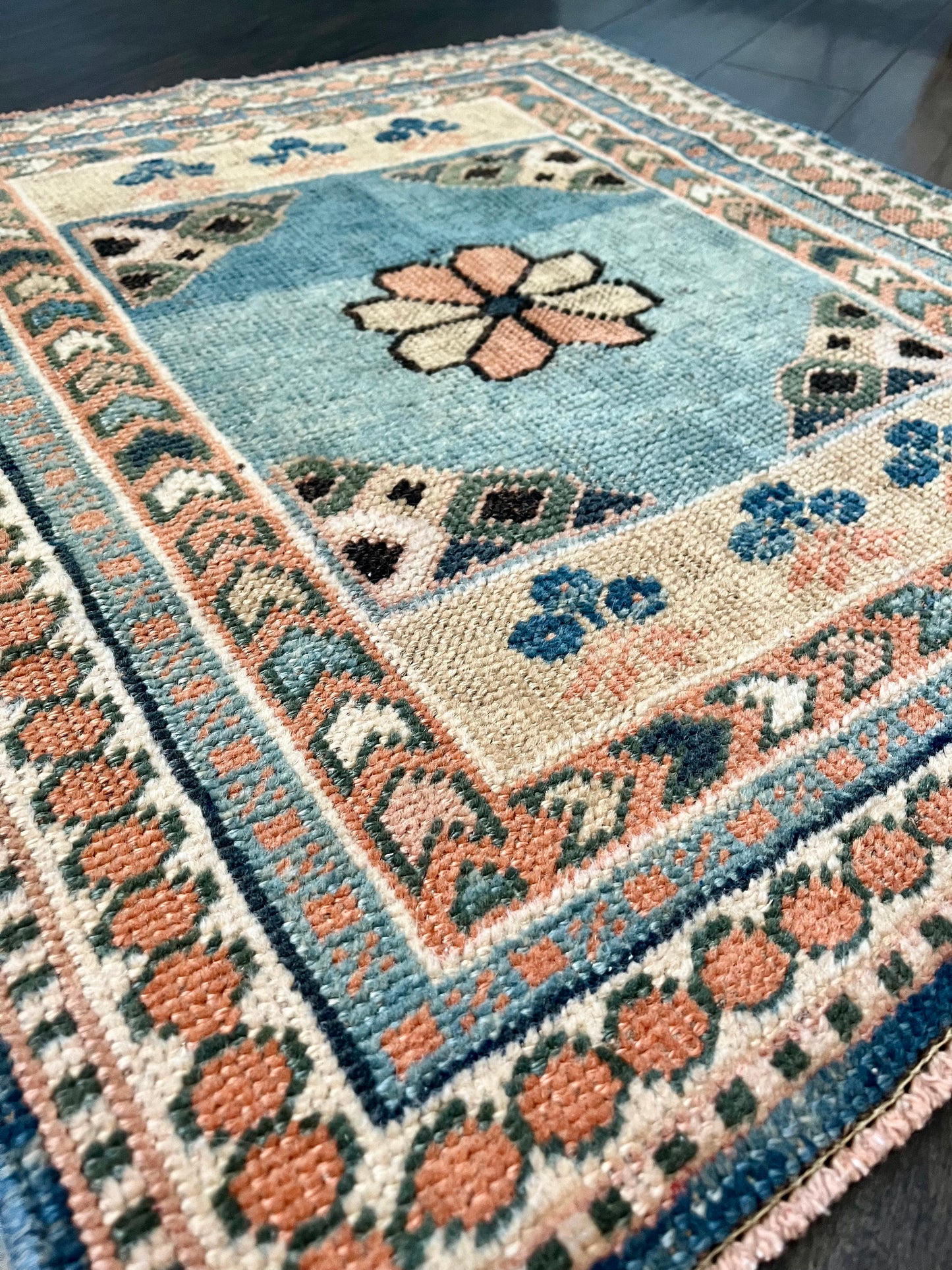 Vintage Rug #40 - 2'6" x 2'3" (reserved for Michelle)
