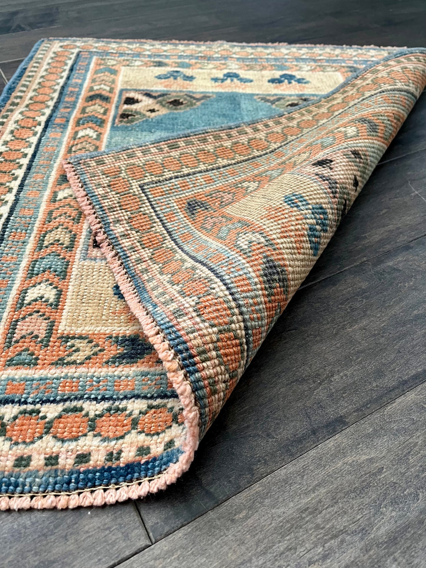 Vintage Rug #40 - 2'6" x 2'3" (reserved for Michelle)