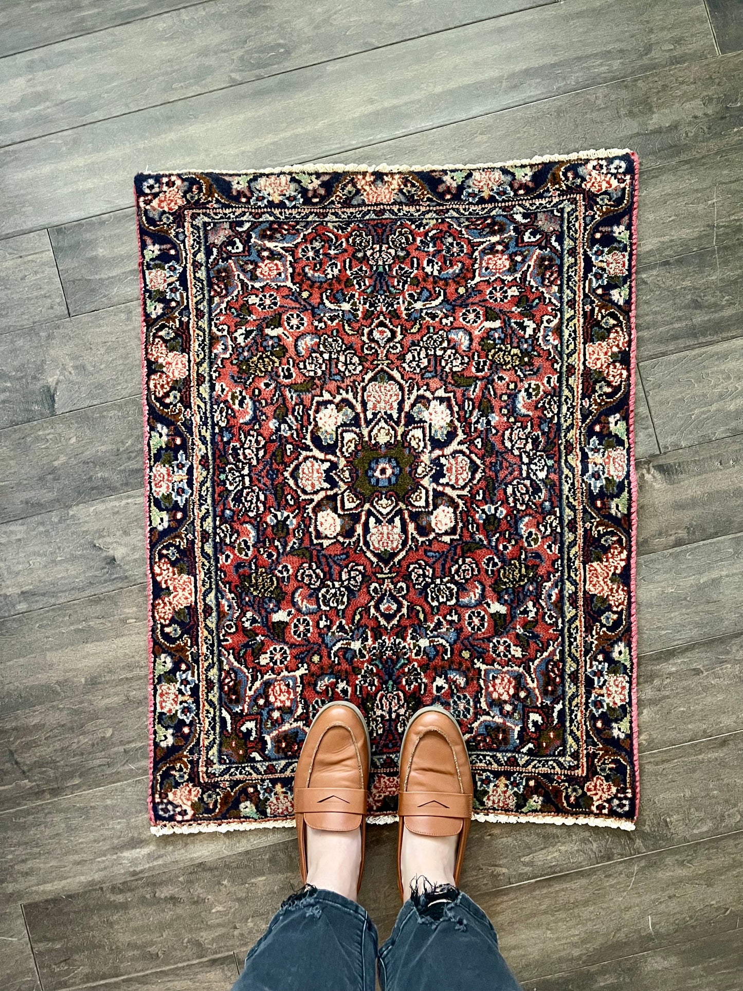 Vintage Rug #74 - 2'2" x 2'11"