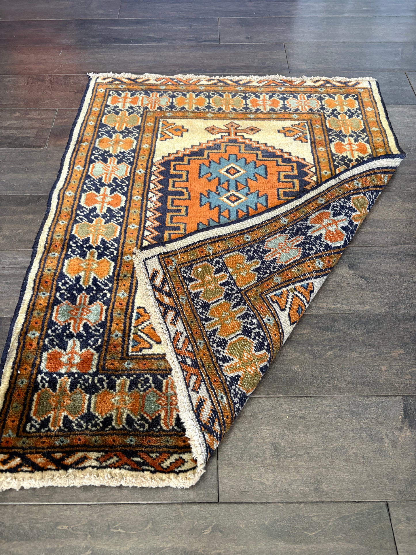 Vintage Rug #180 - 2'10" x 2'2"