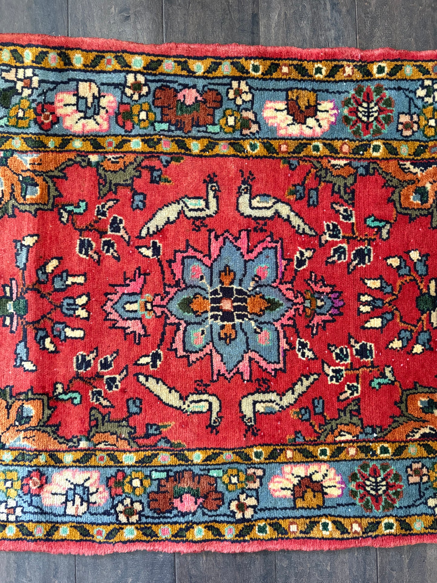 Vintage Rug #189 - 2'11" x 2'2"