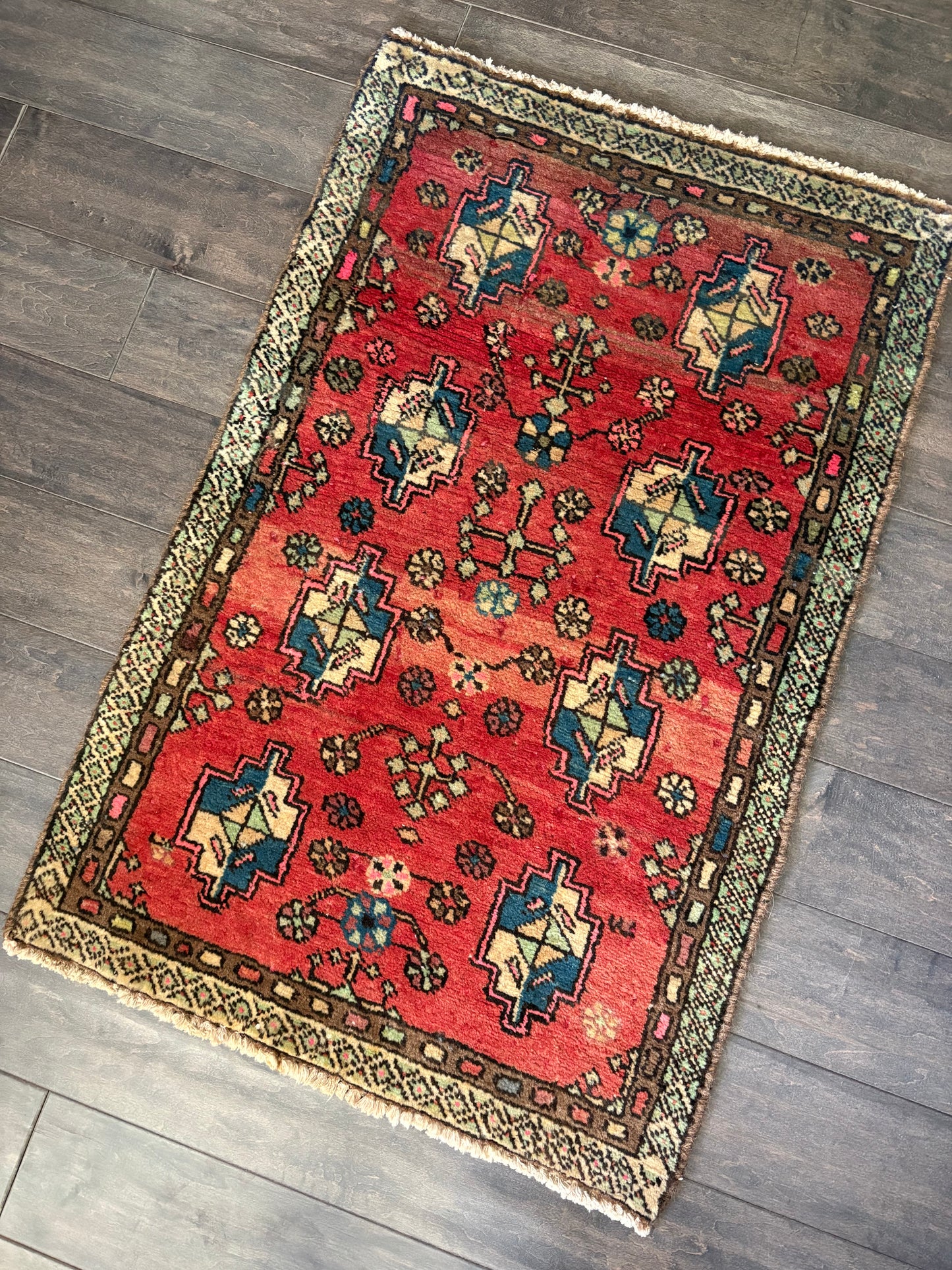 Vintage Rug #191 - 3'2" x 2'1"