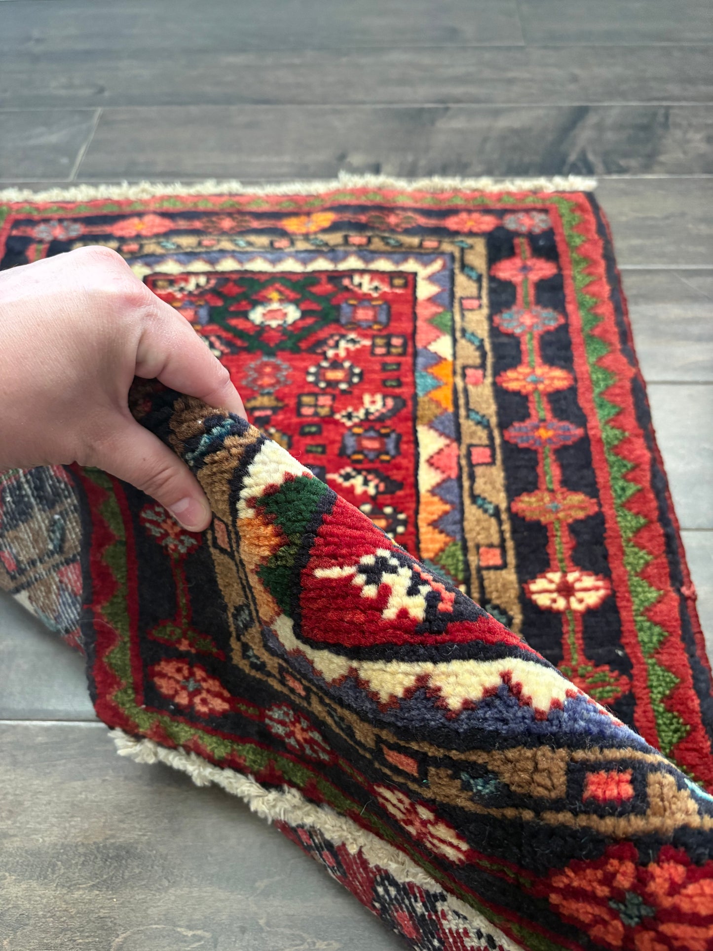 Vintage Rug #201 - 2’8” x 1’10”