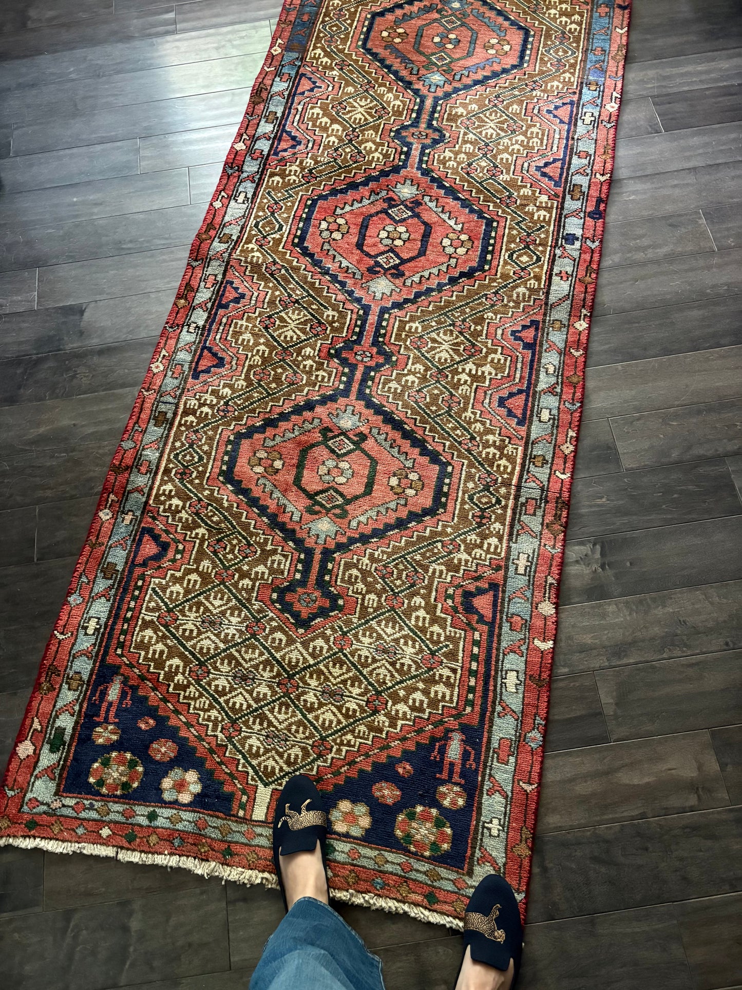 Vintage Rug #195 - 9’6” x 3’1” (Presale for Sara)