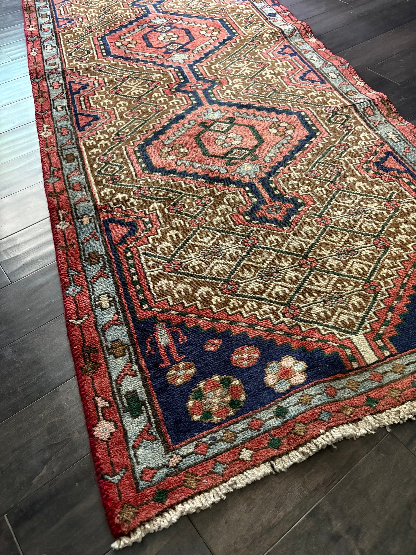 Vintage Rug #195 - 9’6” x 3’1” (Presale for Sara)