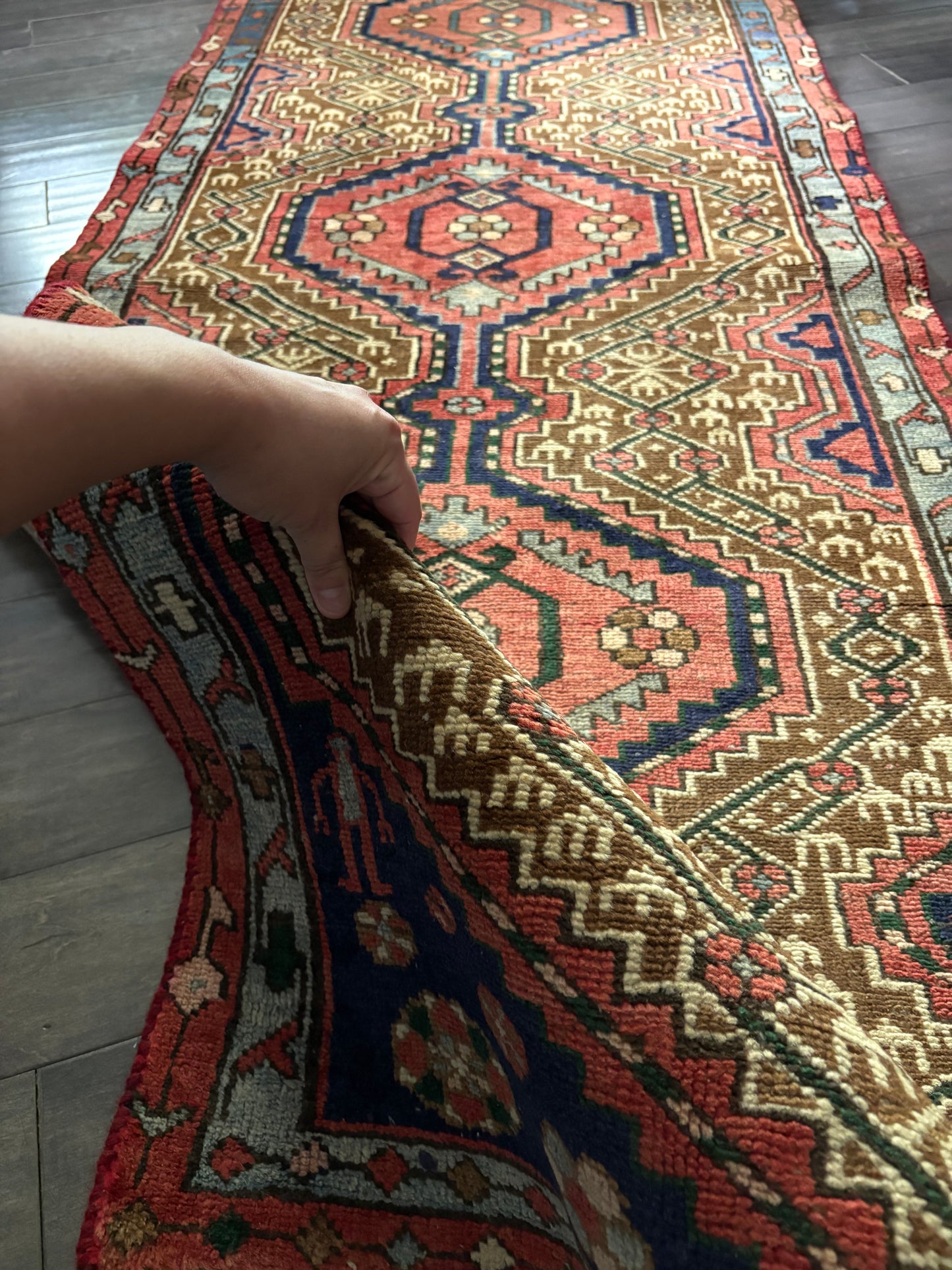 Vintage Rug #195 - 9’6” x 3’1” (Presale for Sara)
