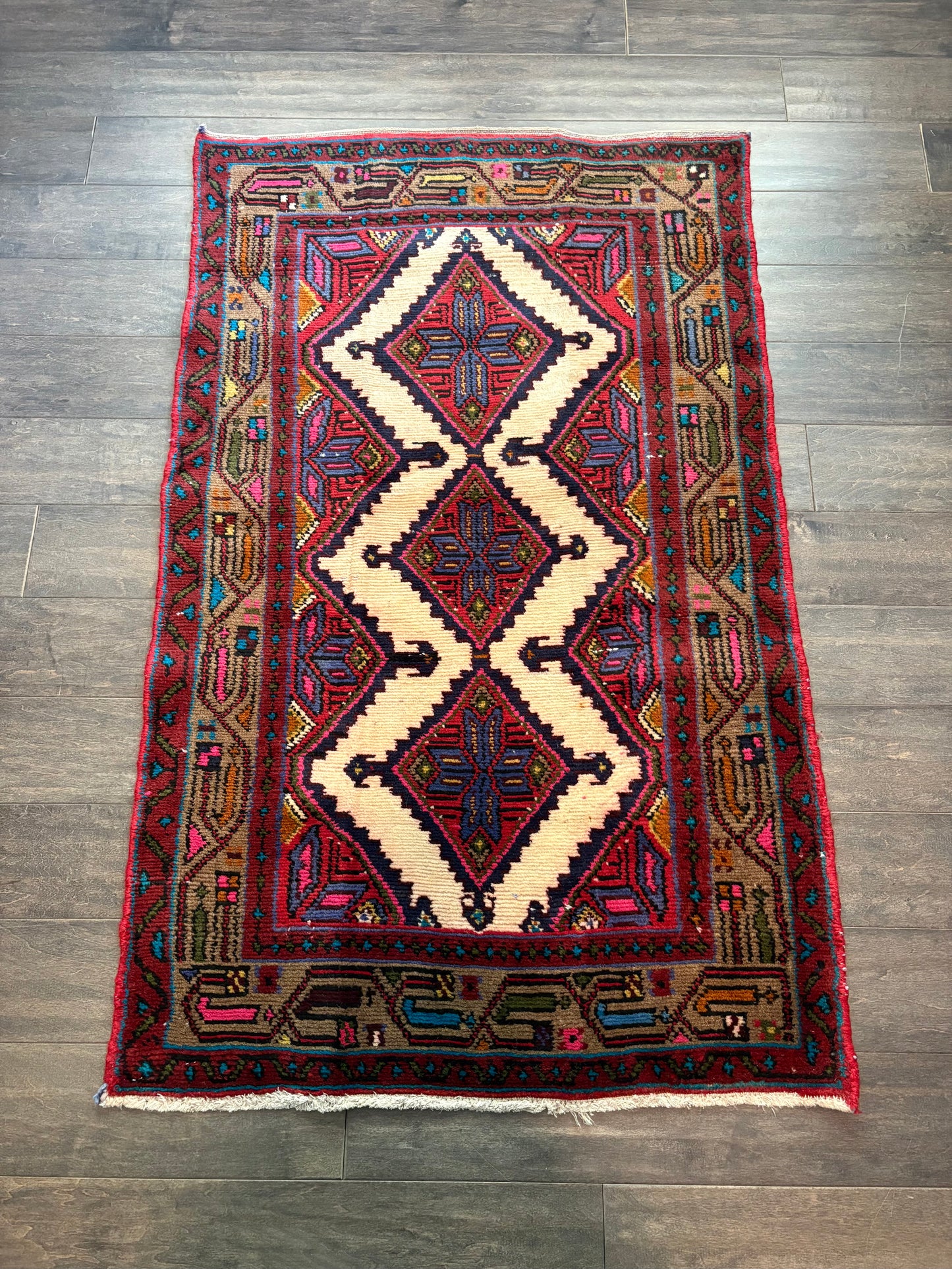 Vintage Rug #199 - 4'3" x 2'7" (presale for Eli)