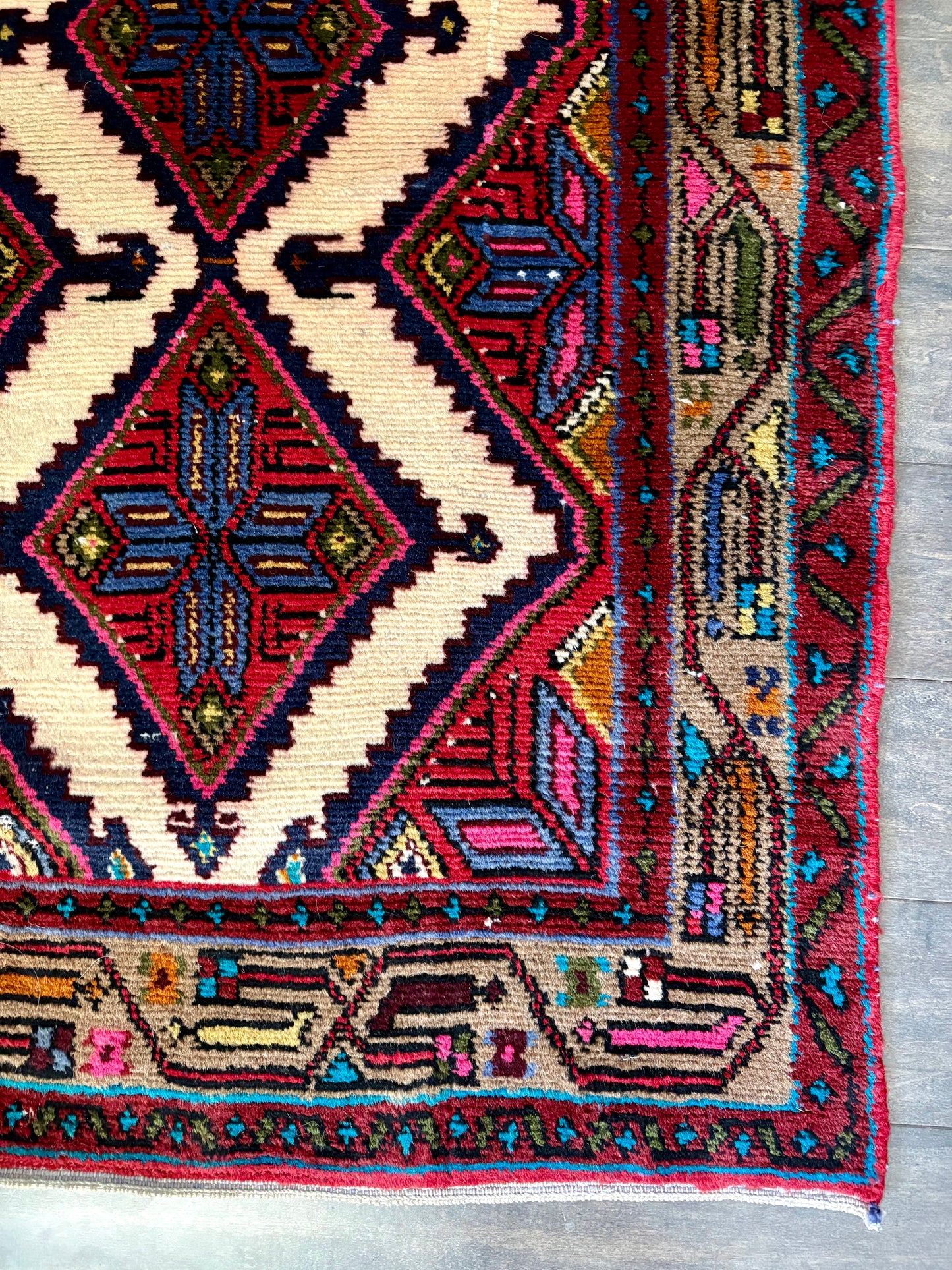 Vintage Rug #199 - 4'3" x 2'7" (presale for Eli)