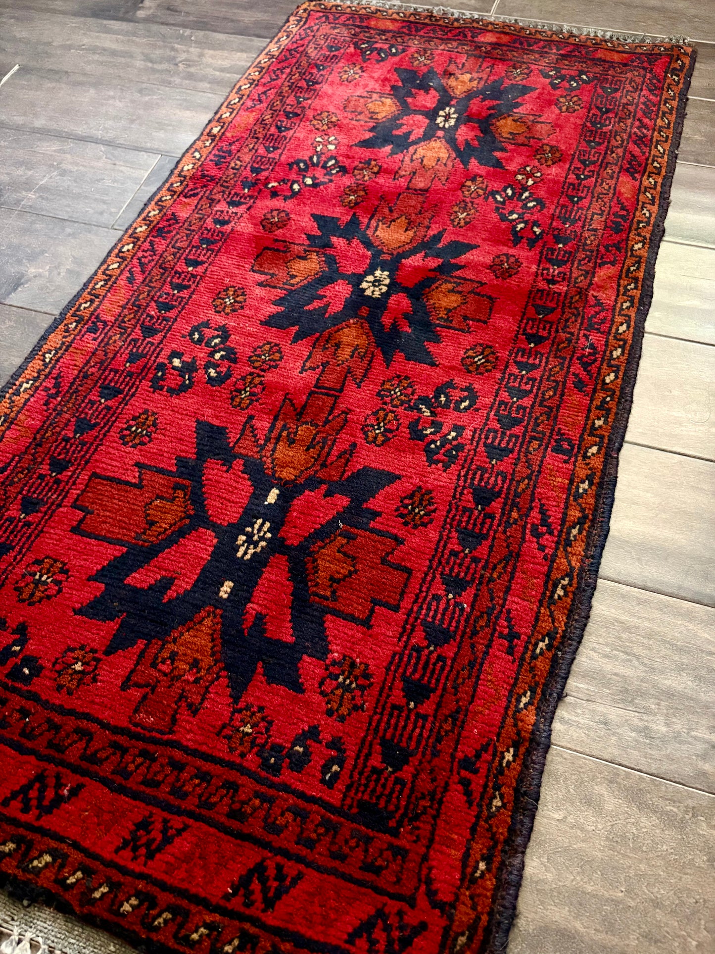 Vintage Rug #200 - 3'6" x 1'8.5" (presale for Eli)