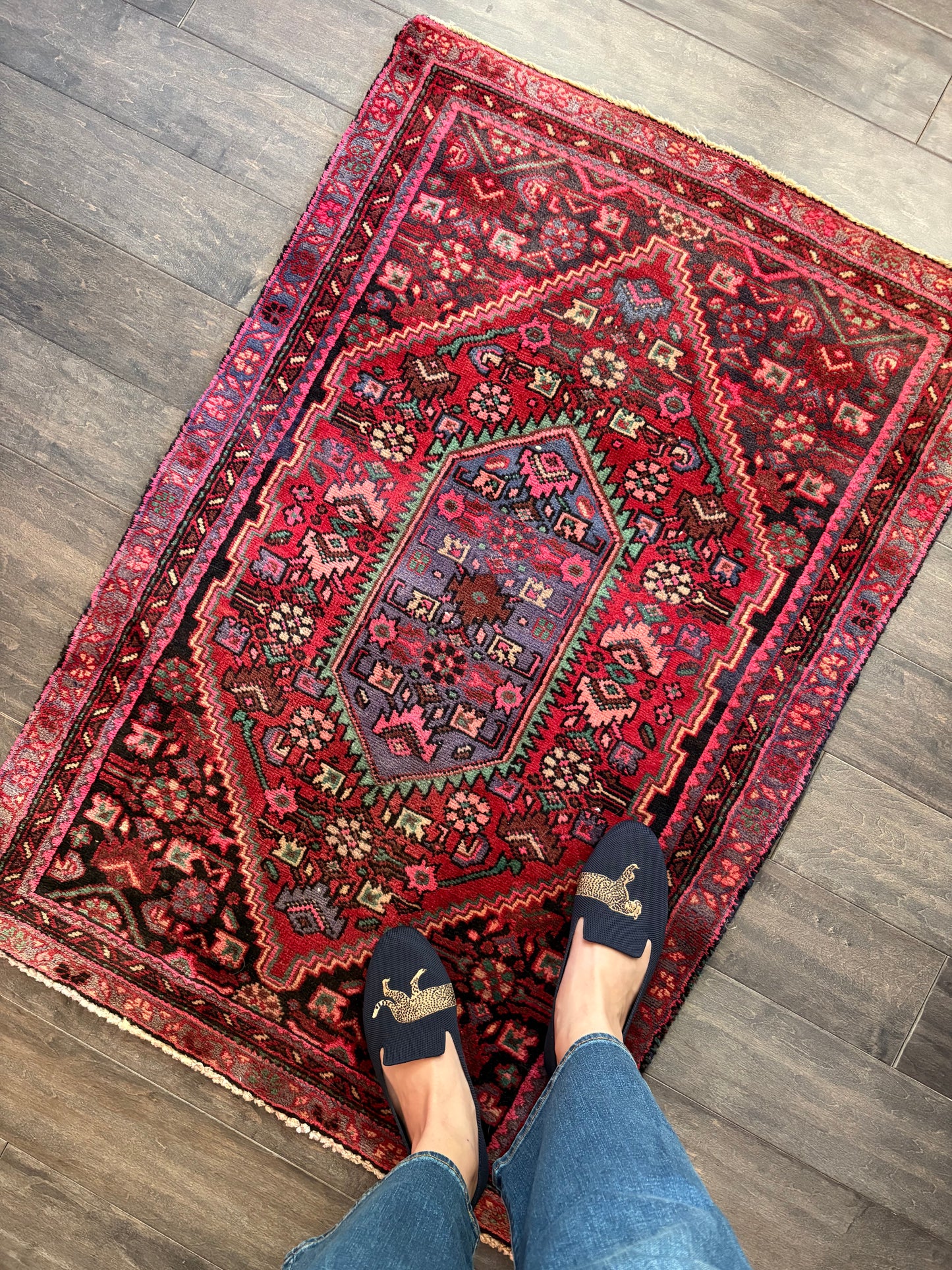 Vintage Rug #209 - 3’8” 2’6”