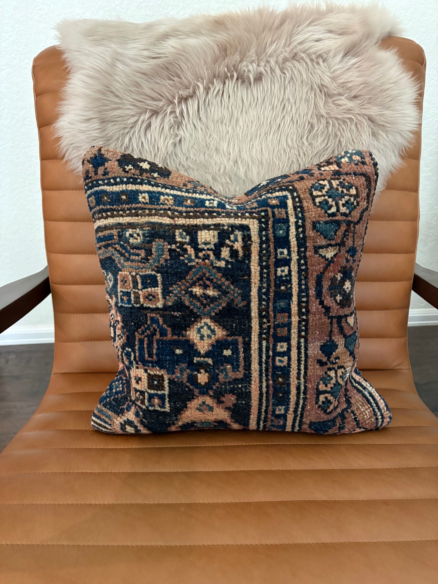 Vintage Rug Pillow Cover #10 - 16" x 16"