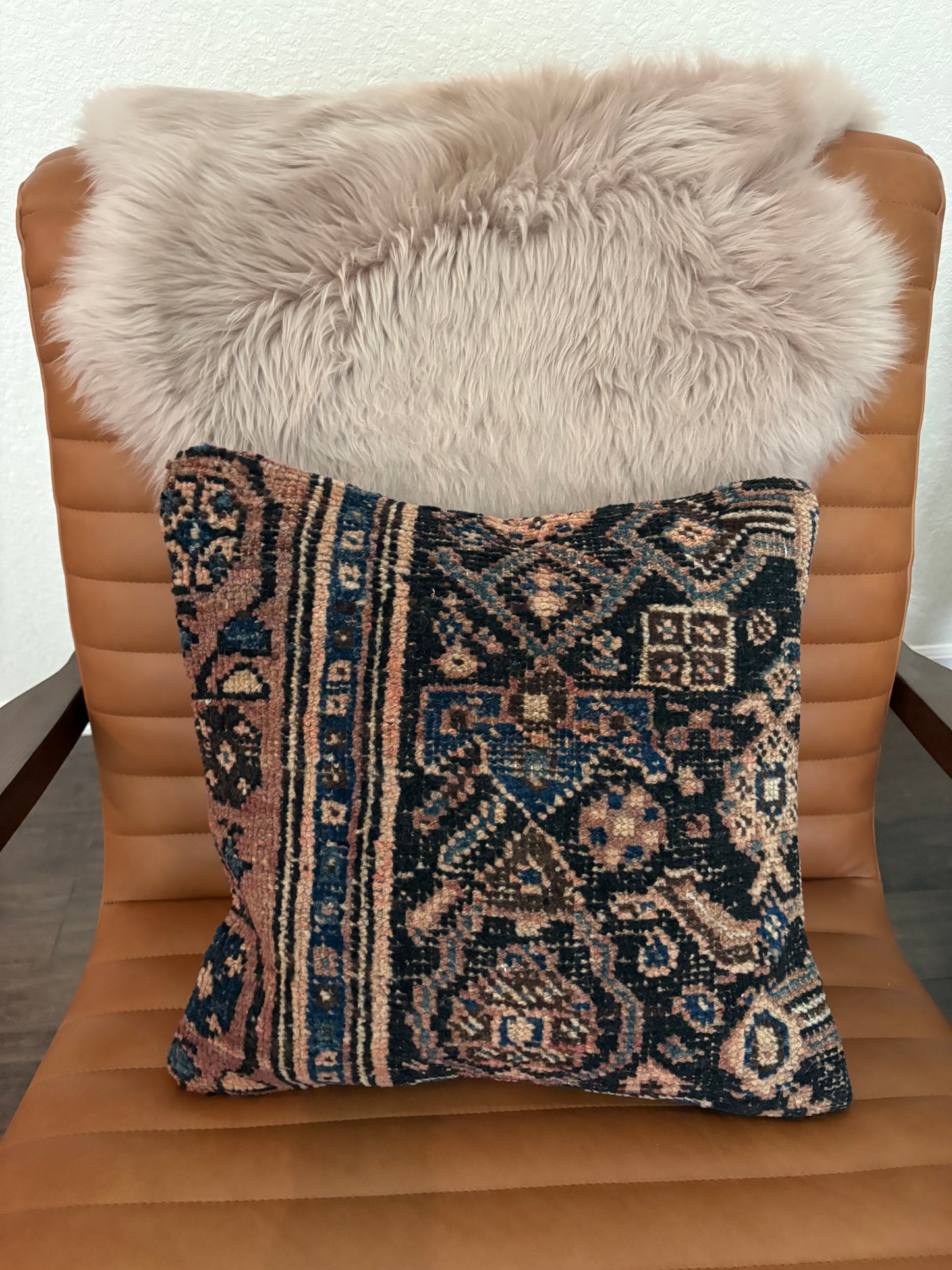 Vintage Rug Pillow Cover #11 - 16" x 16"