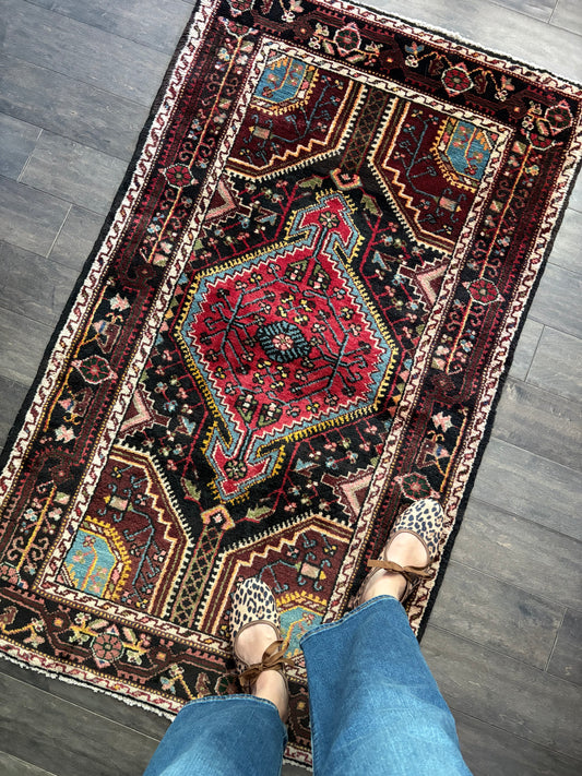 Vintage Rug #217 - 4'10" x 2'10" (Presale for Elysia)