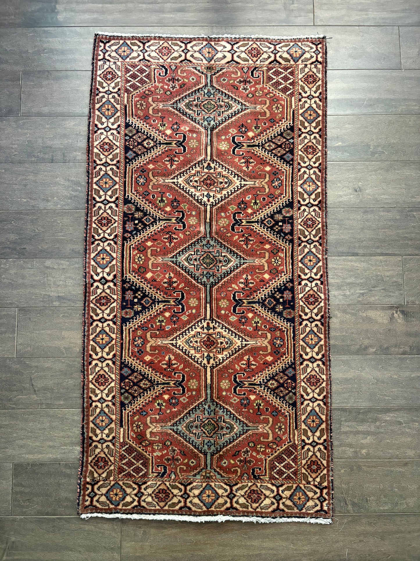 Vintage Rug #215 - 4'0" x 2'.5" (Presale for Erin)