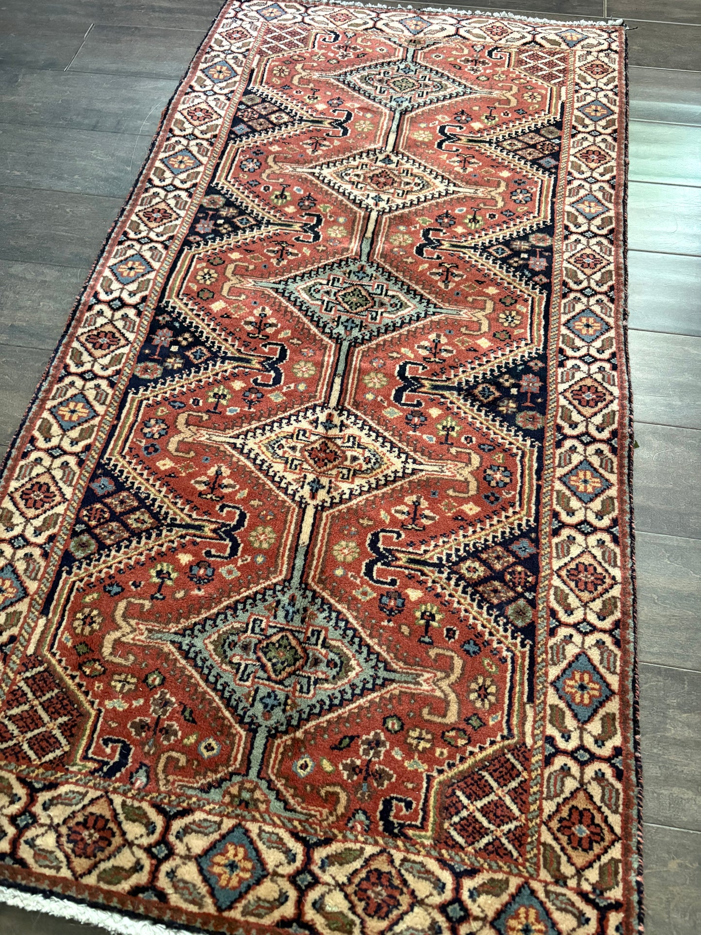 Vintage Rug #215 - 4'0" x 2'.5" (Presale for Erin)