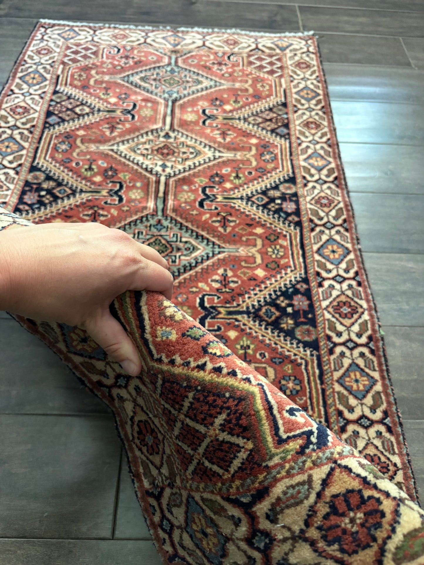 Vintage Rug #215 - 4'0" x 2'.5" (Presale for Erin)