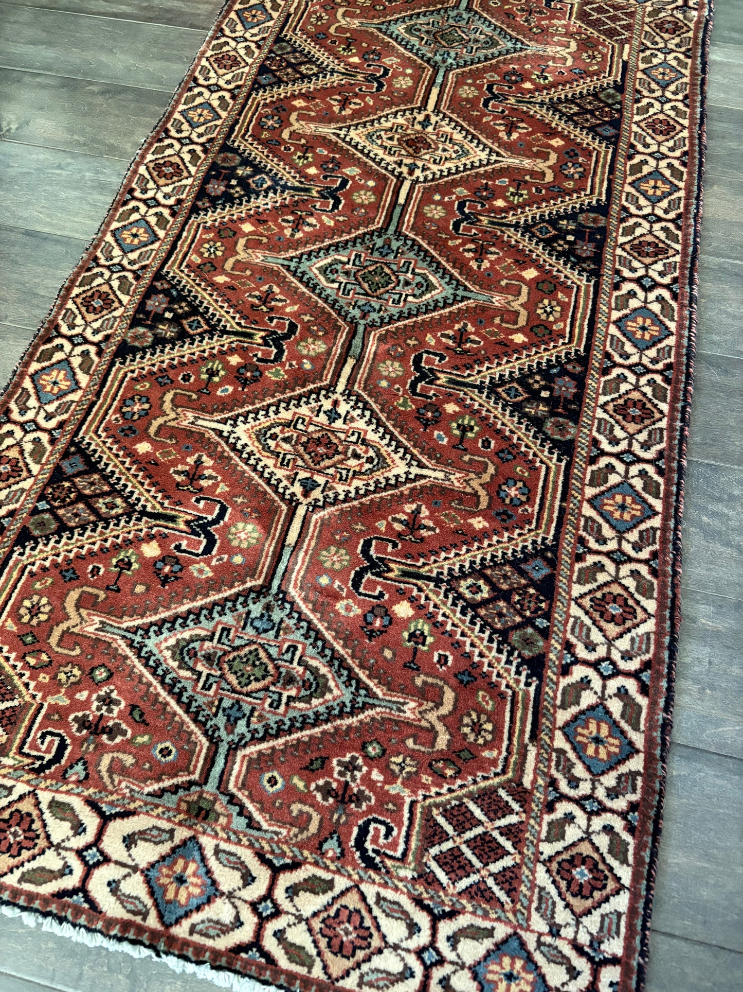 Vintage Rug #215 - 4'0" x 2'.5" (Presale for Erin)