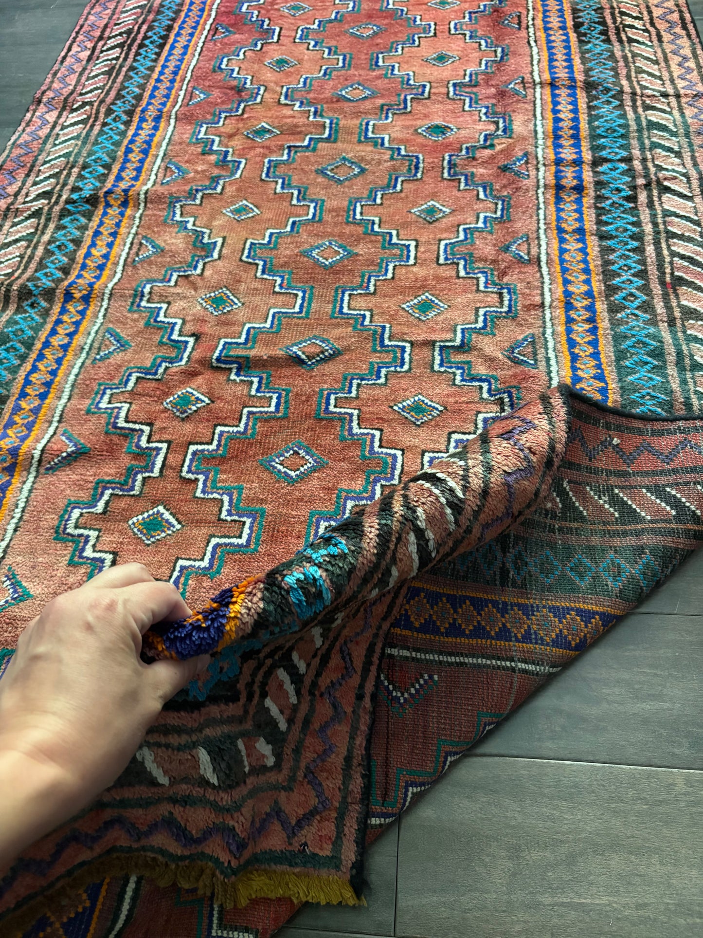 Vintage Rug #221 -  7’8” x 3’5”