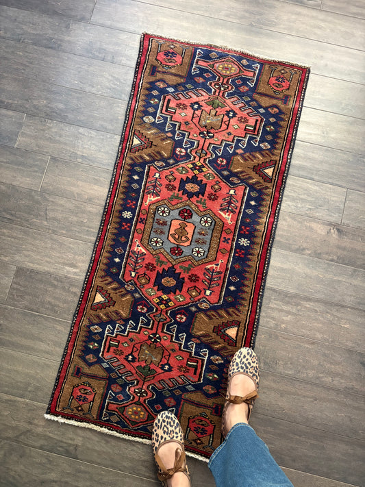 Vintage Rug #224 - 4’3.5” x 1’11”