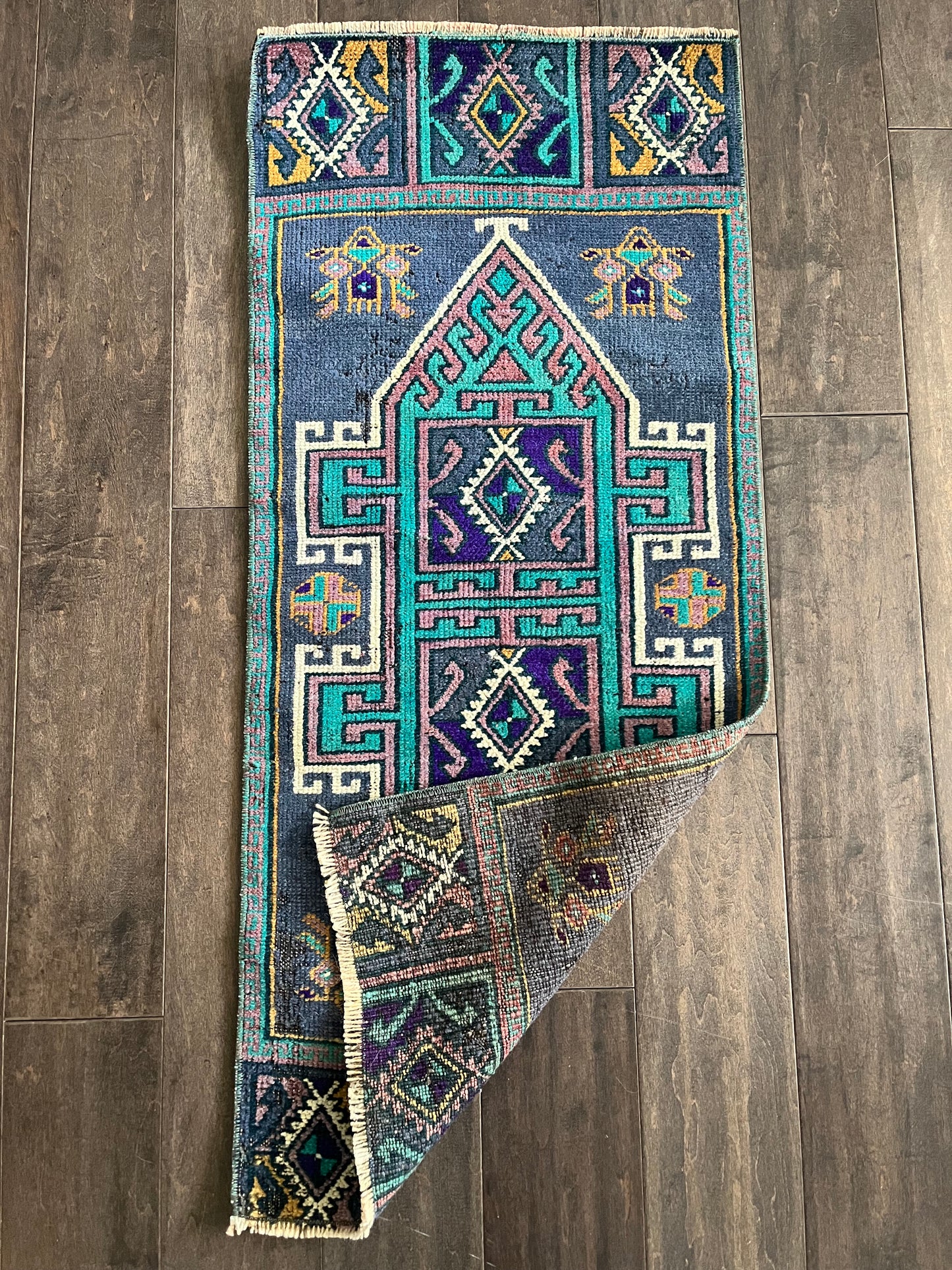 Vintage Rug #12 -  1'5" x 3'3"