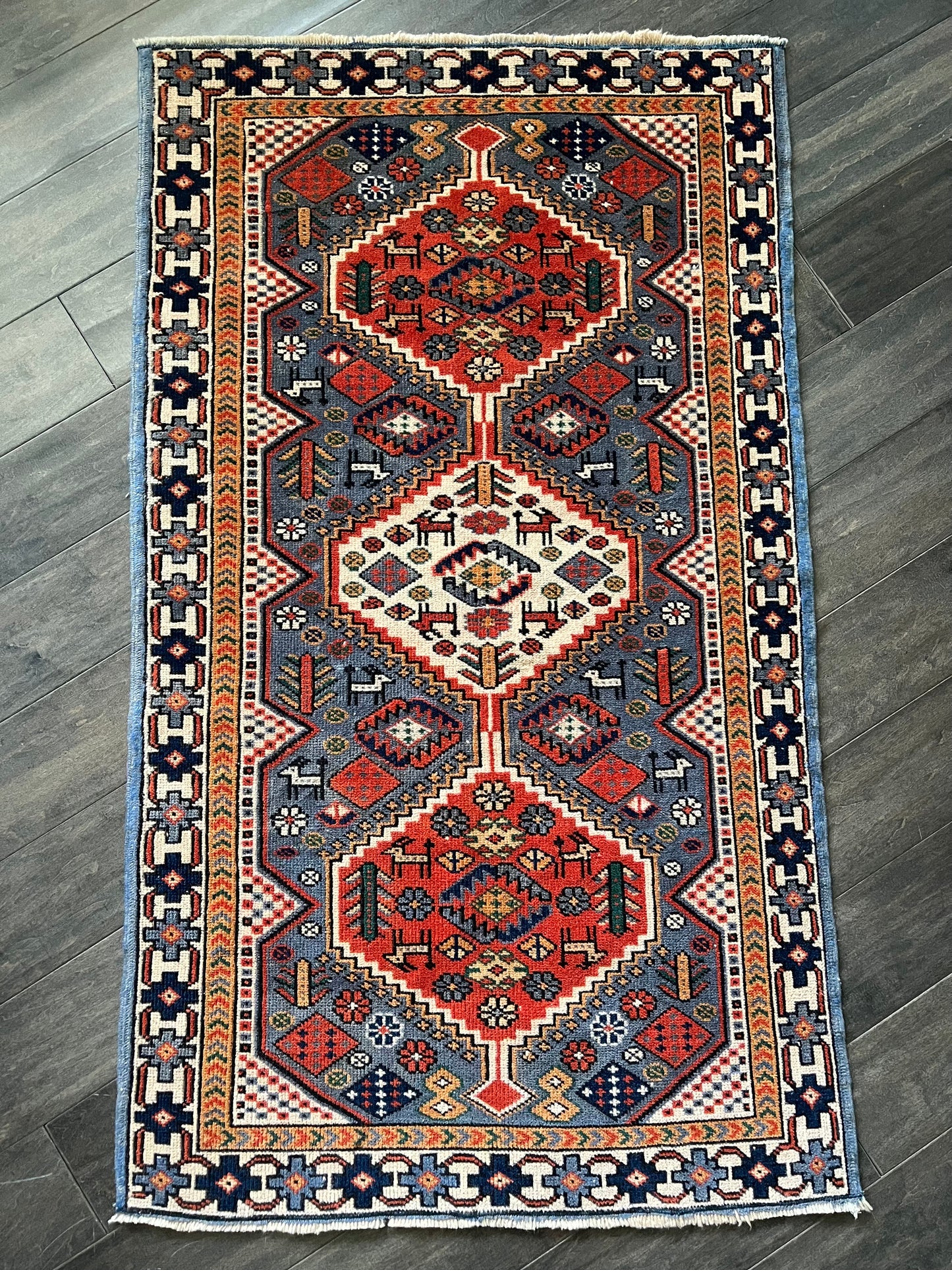 Vintage Rug #17 - 2'5.5" x 4'2"