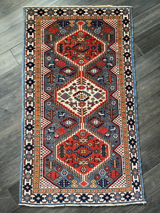 Vintage Rug #17 - 2'5.5" x 4'2"