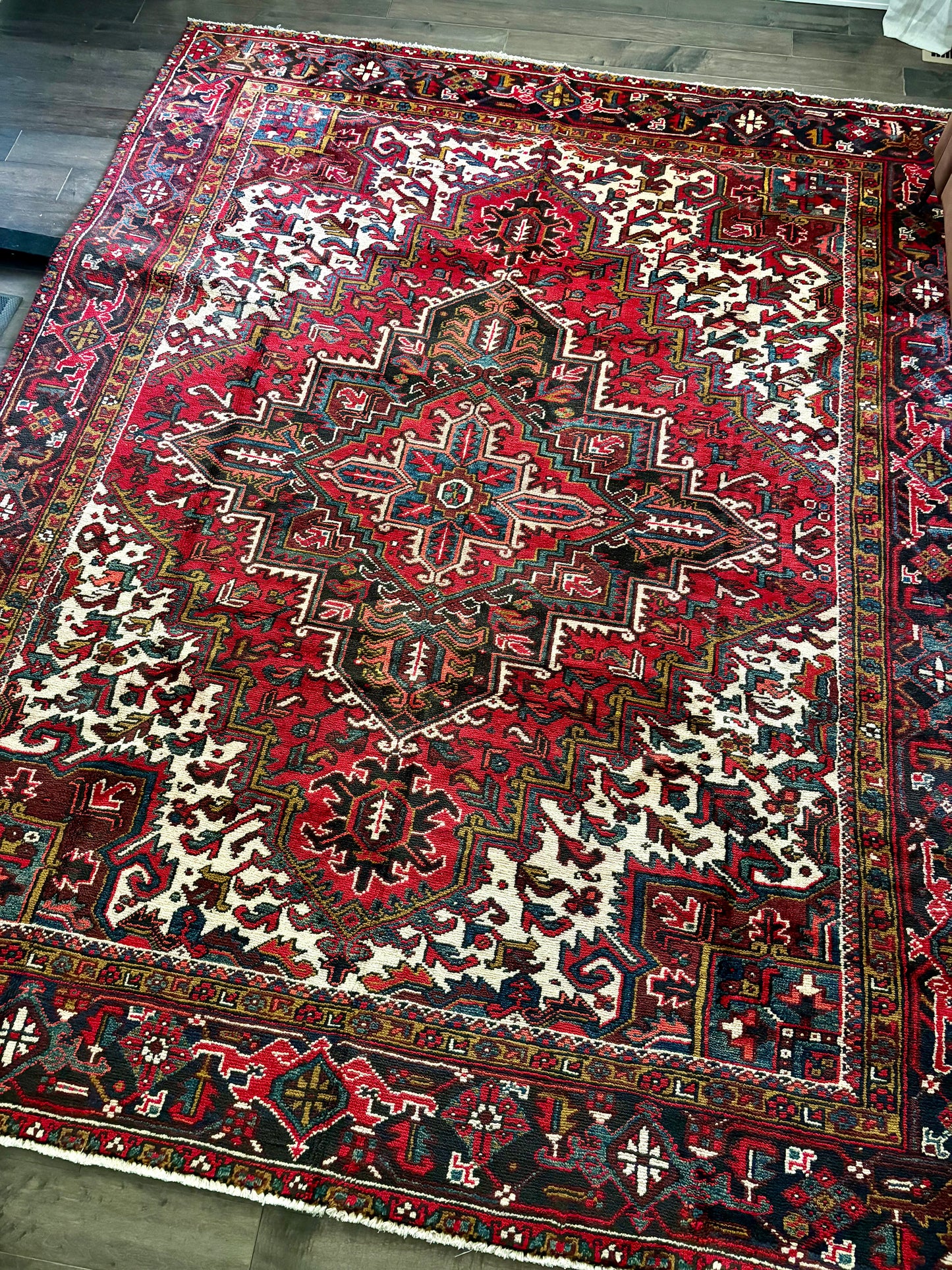 Vintage Heriz Rug #232 - 9’4” x 7’9”