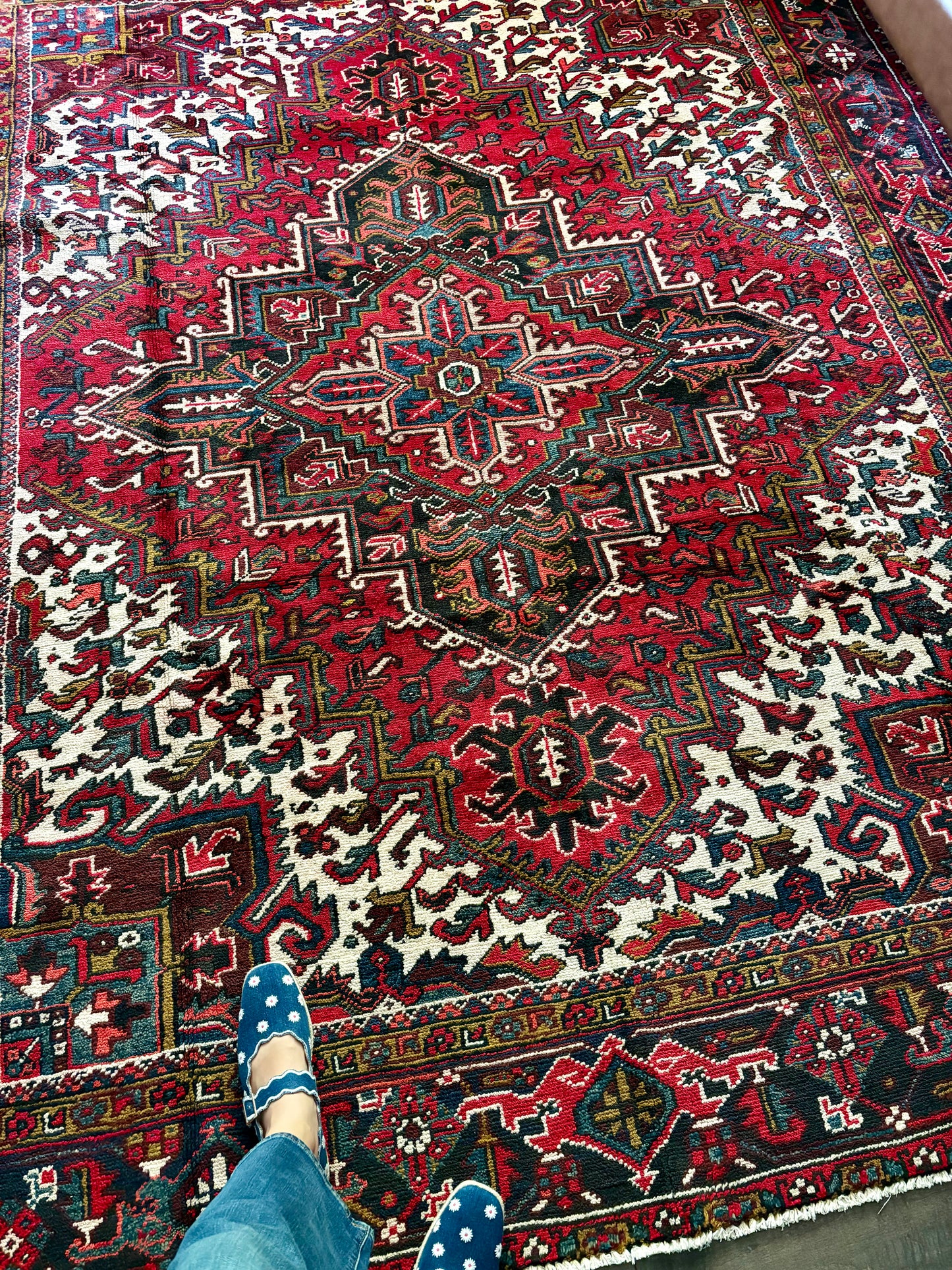 Vintage Heriz Rug #232 - 9’4” x 7’9”