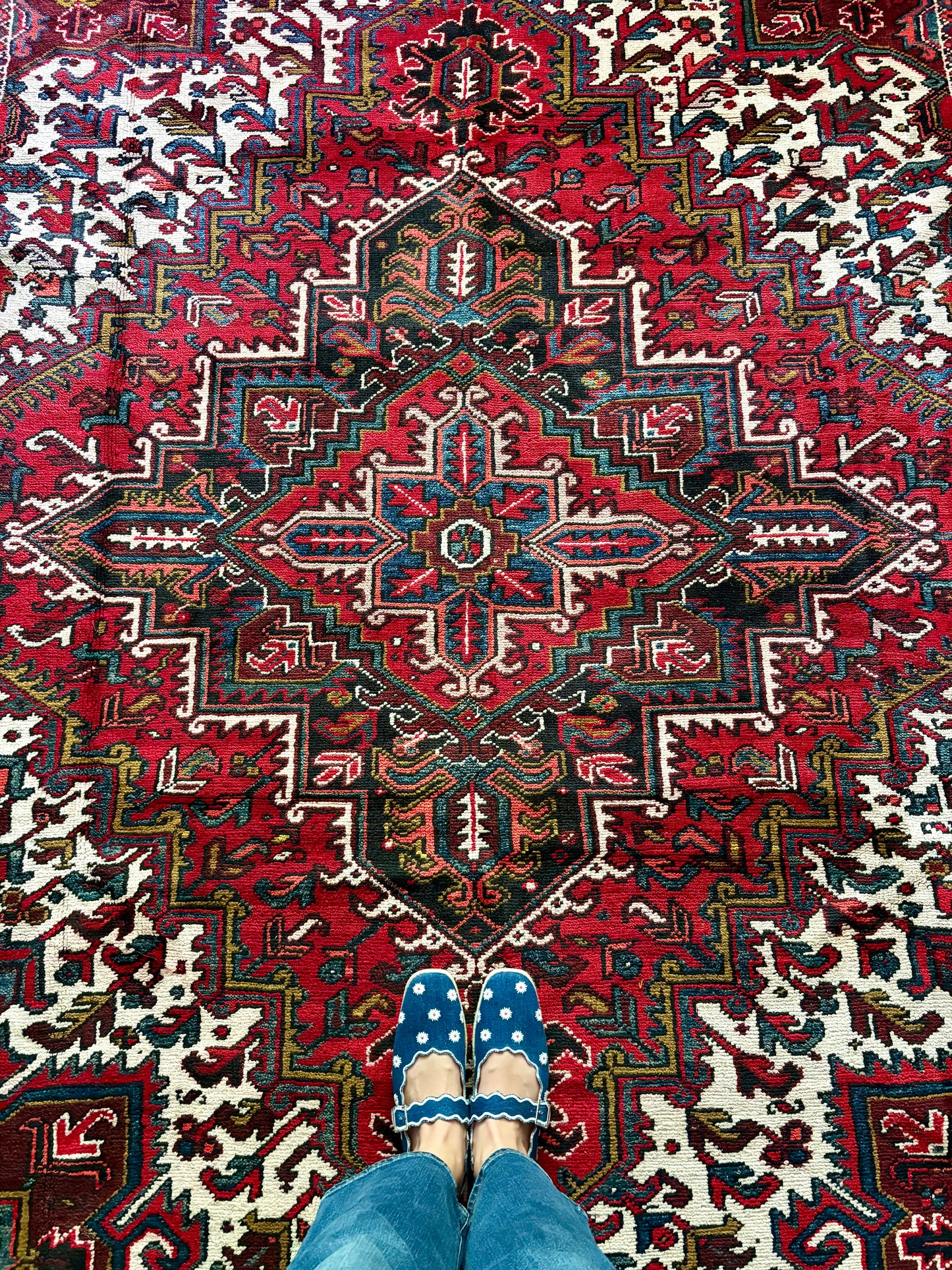 Vintage Heriz Rug #232 - 9’4” x 7’9”
