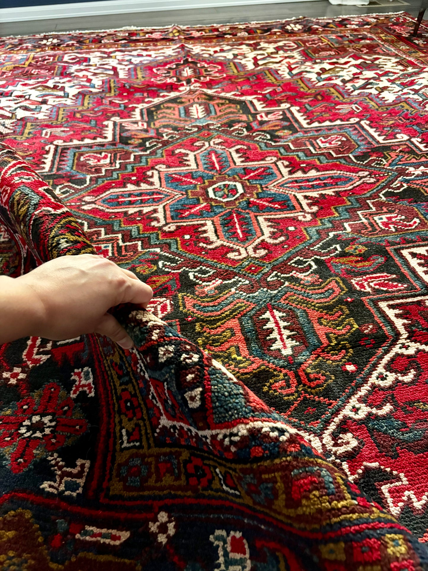 Vintage Heriz Rug #232 - 9’4” x 7’9”