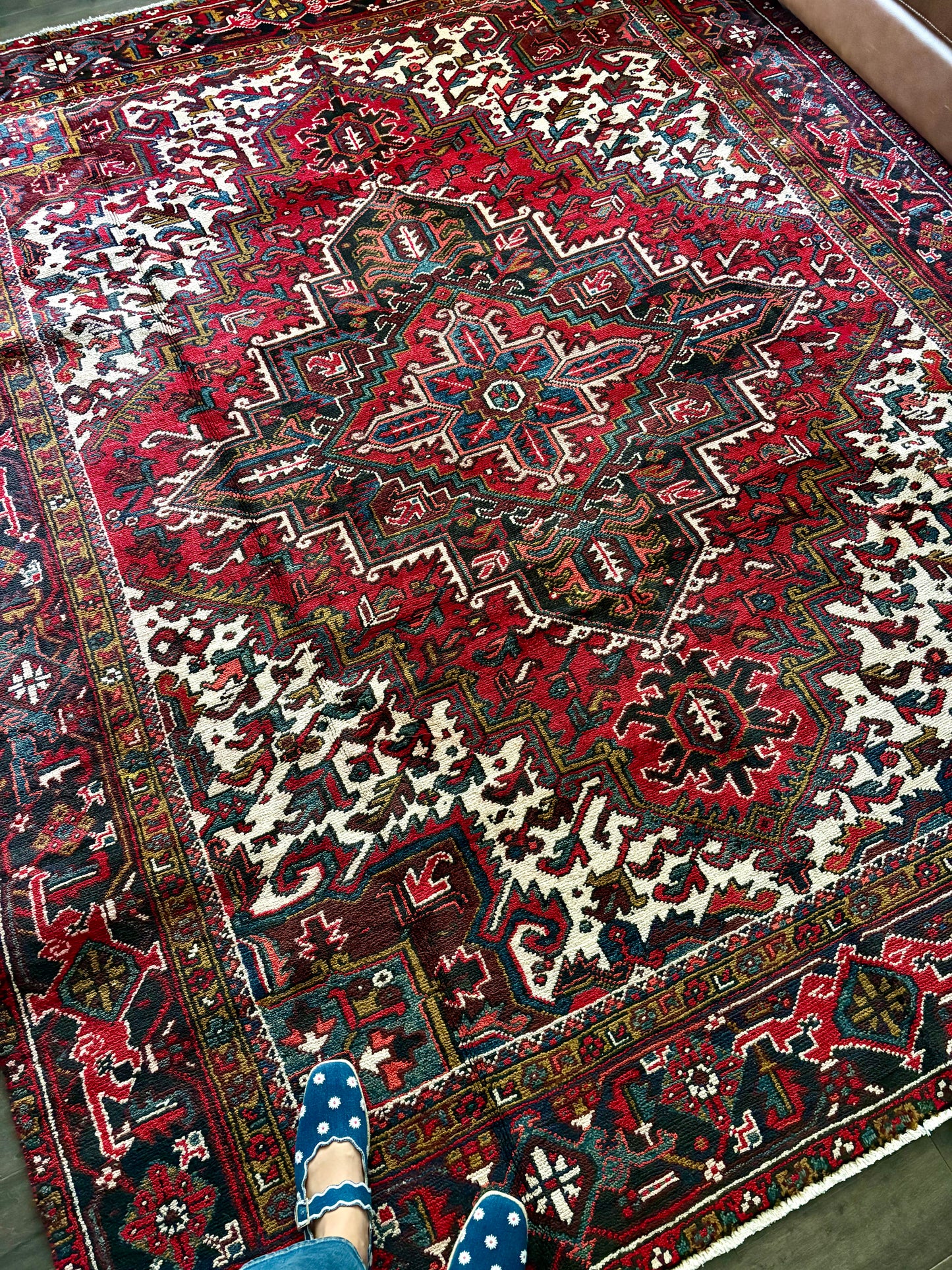 Vintage Heriz Rug #232 - 9’4” x 7’9”