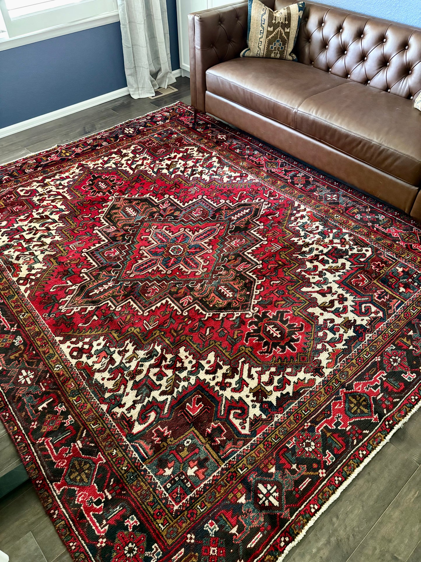 Vintage Heriz Rug #232 - 9’4” x 7’9”