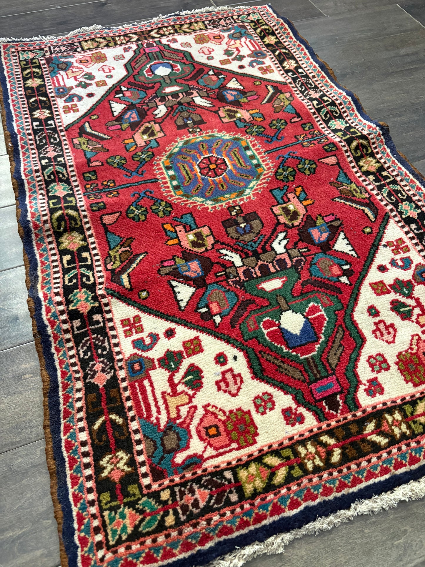 Vintage Rug #236 - 3'4" x 2'1" (Presale for Emily)