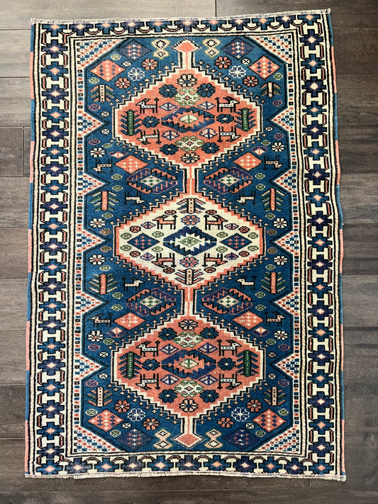 Vintage Rug #18 - 2'5" x 3'6"