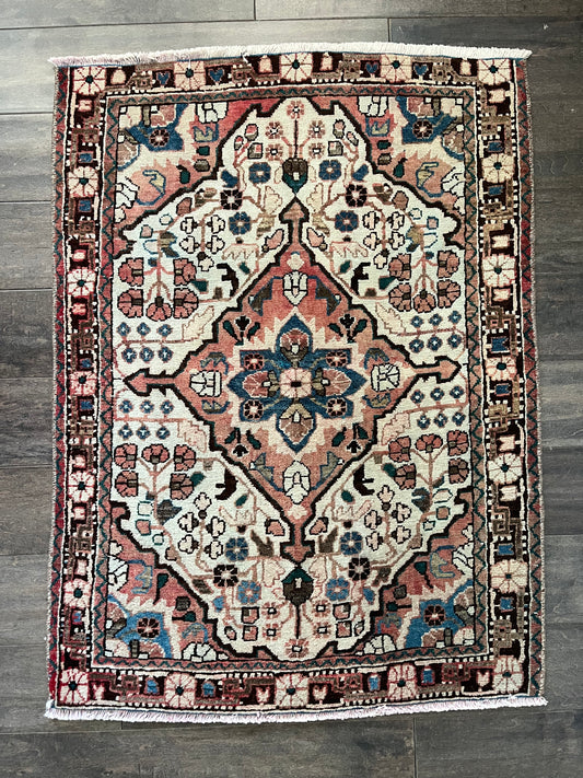 Vintage Rug #14 - 2'3.5" x 3'2"