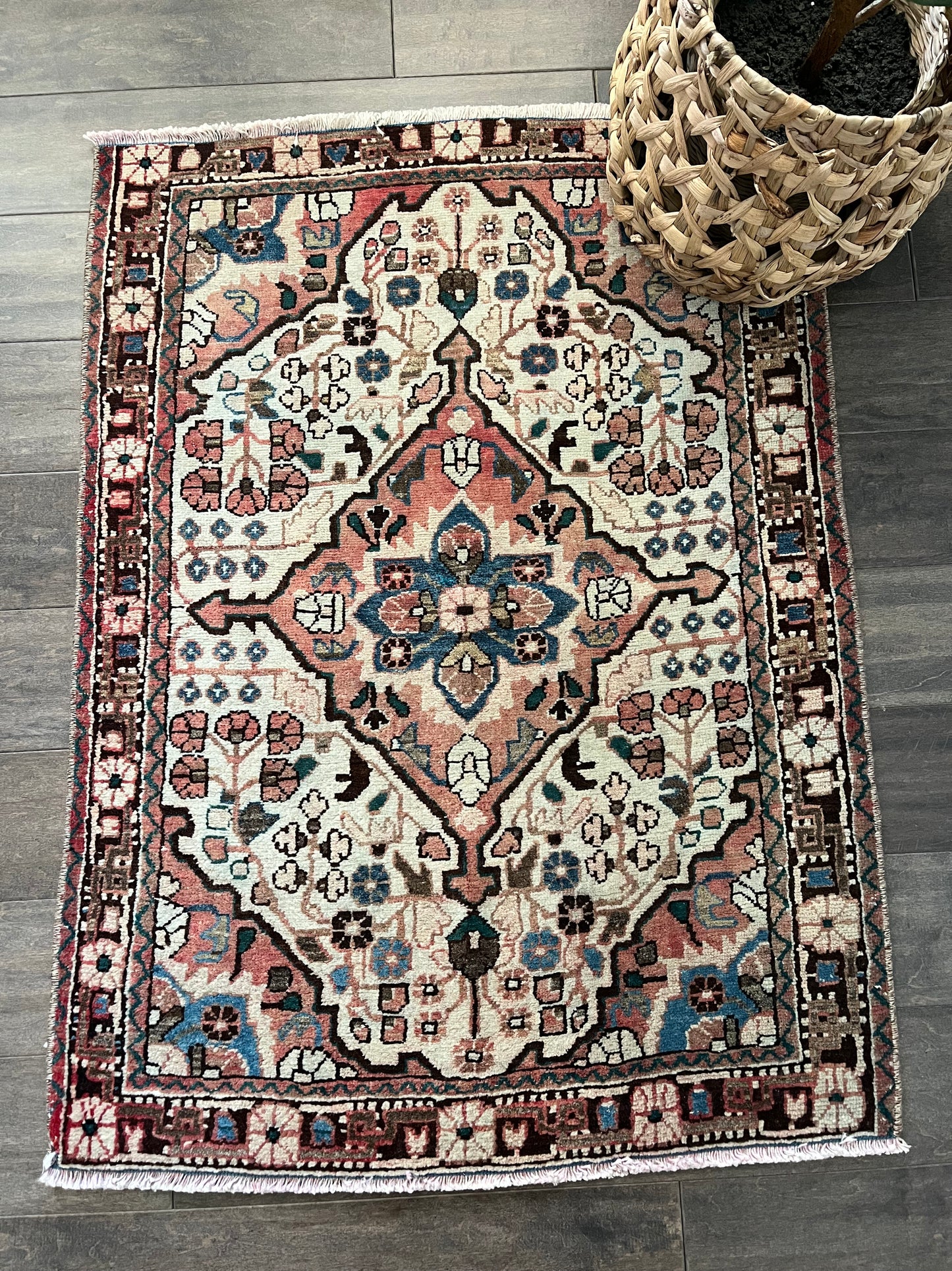 Vintage Rug #14 - 2'3.5" x 3'2"