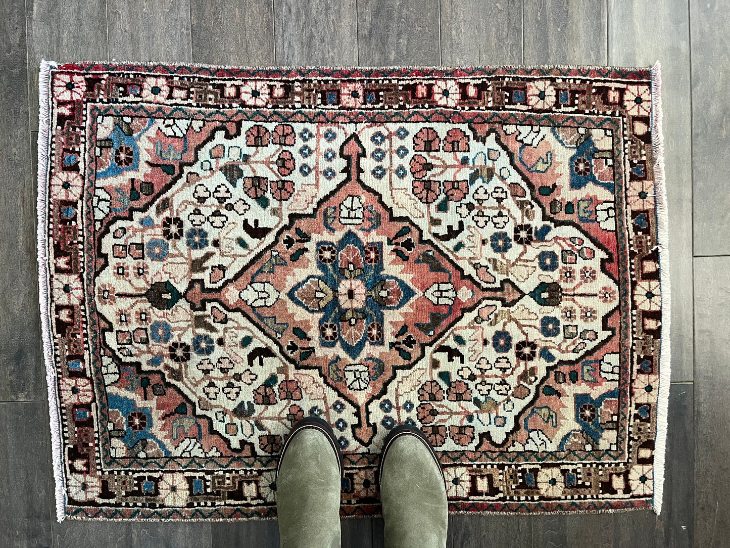 Vintage Rug #14 - 2'3.5" x 3'2"