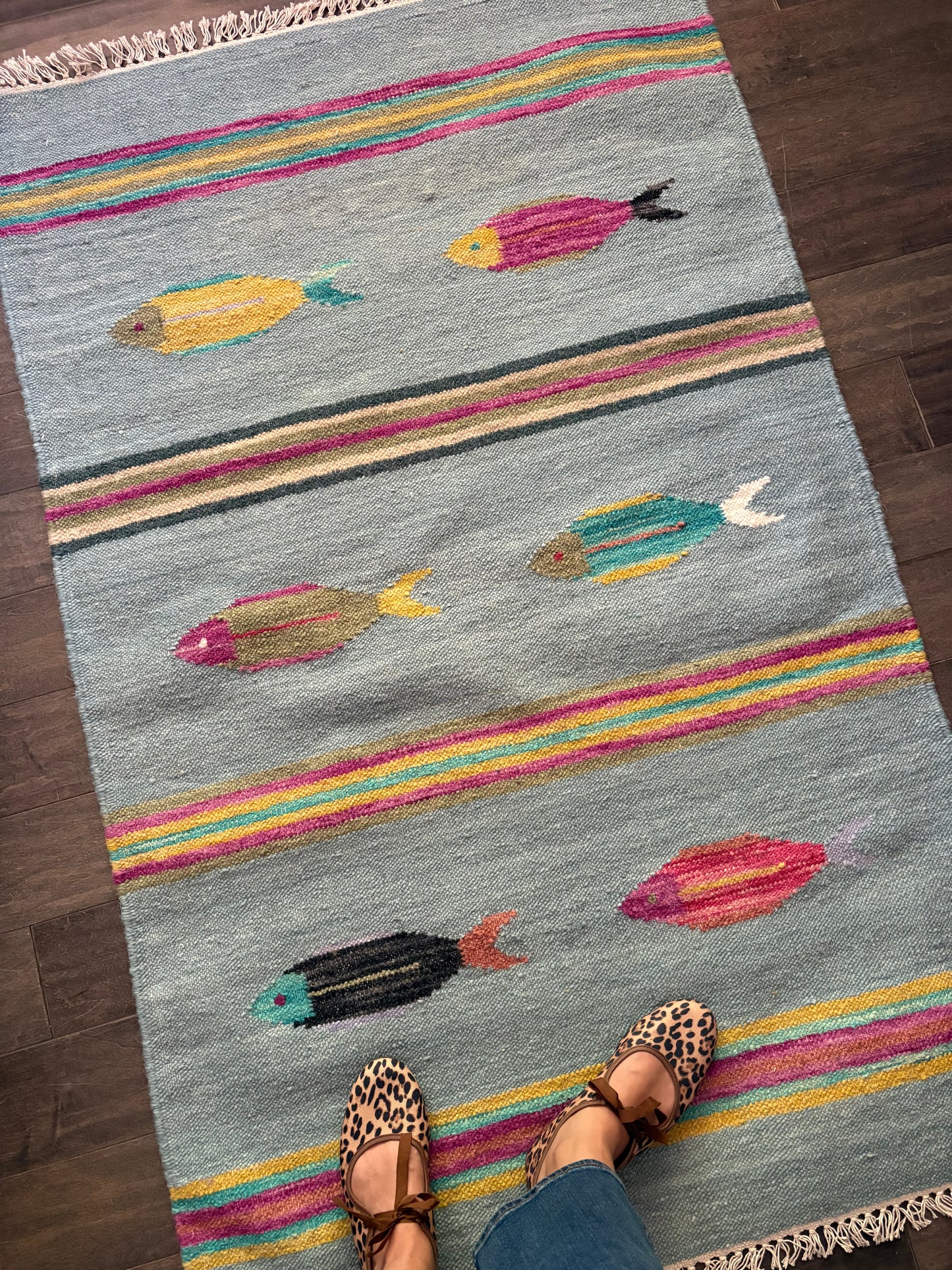 Rug #242 - 5’3” x 3’2.5” (Presale for Maiya)