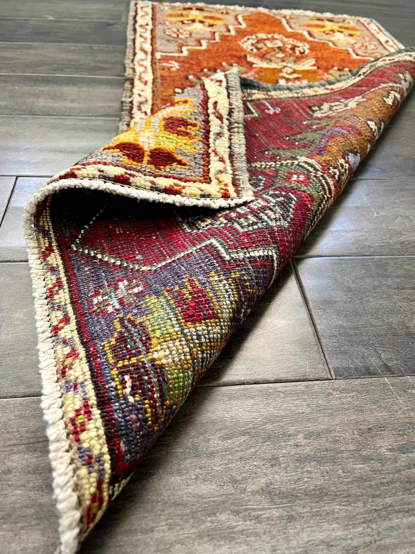 Vintage Rug #41 - 3'2" x 1'7.5"