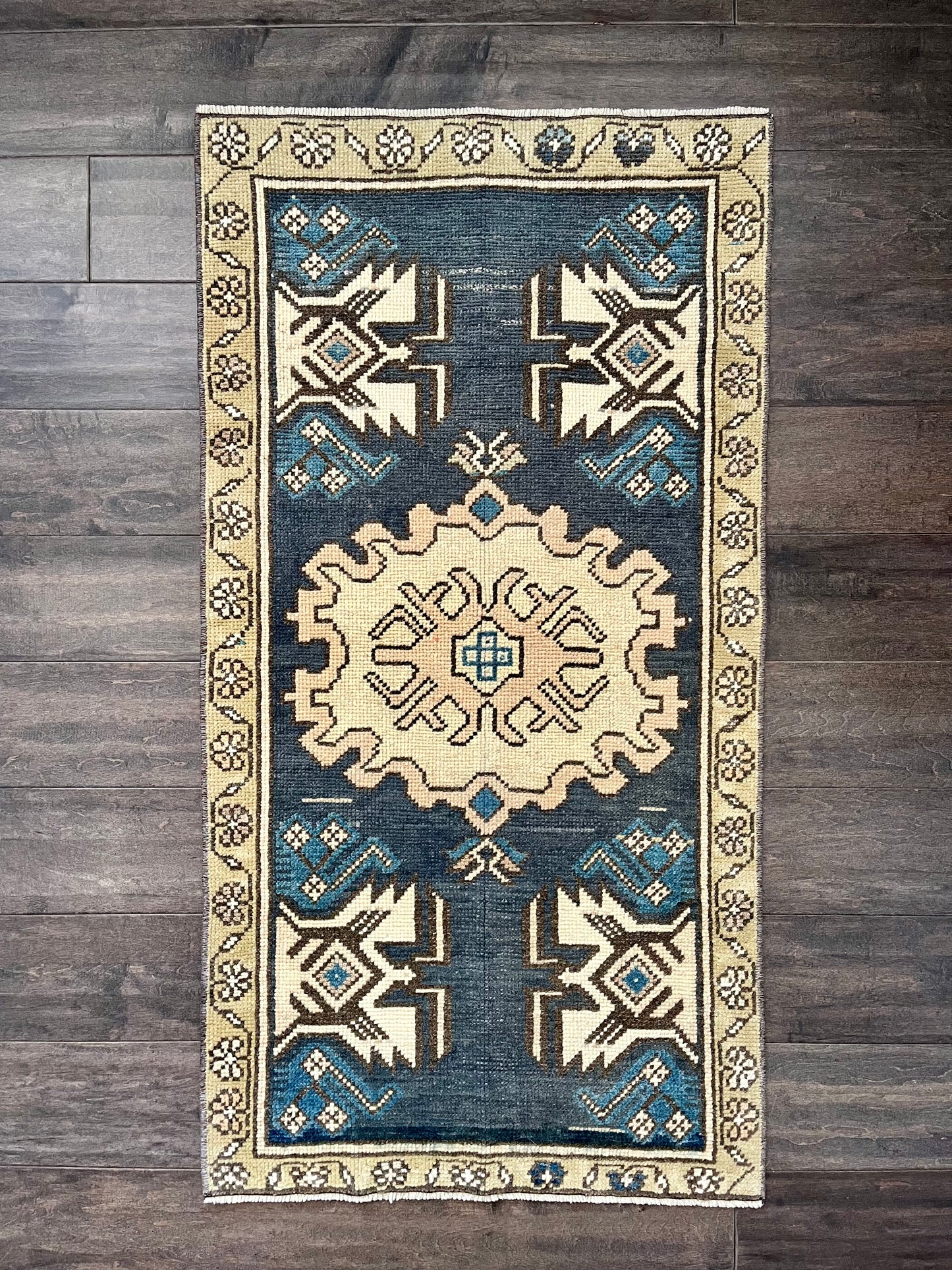 Vintage Rug #42 - 3'6" x 1'10"