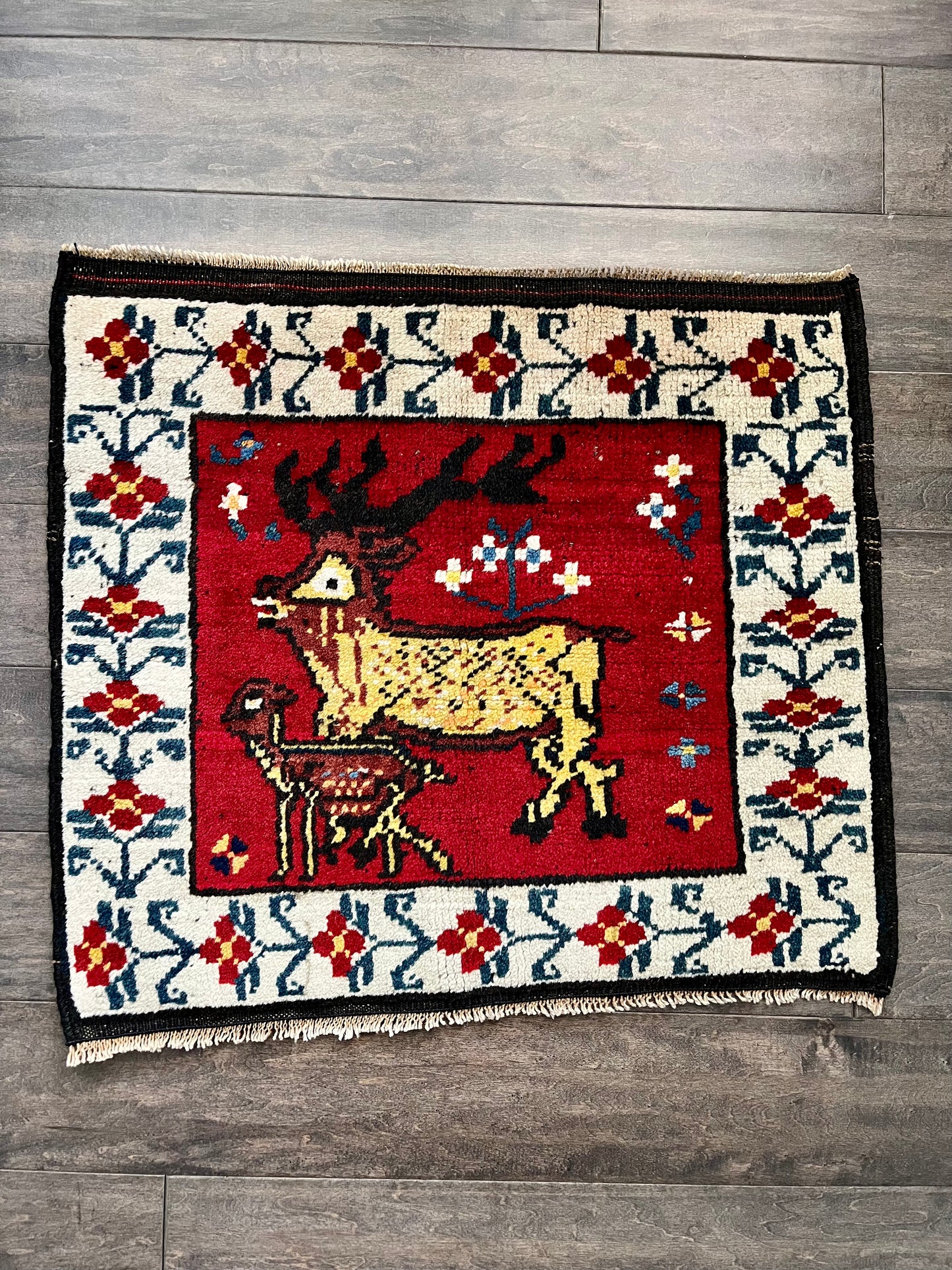 Vintage Rug #44 - 2'1.5" x 1'11