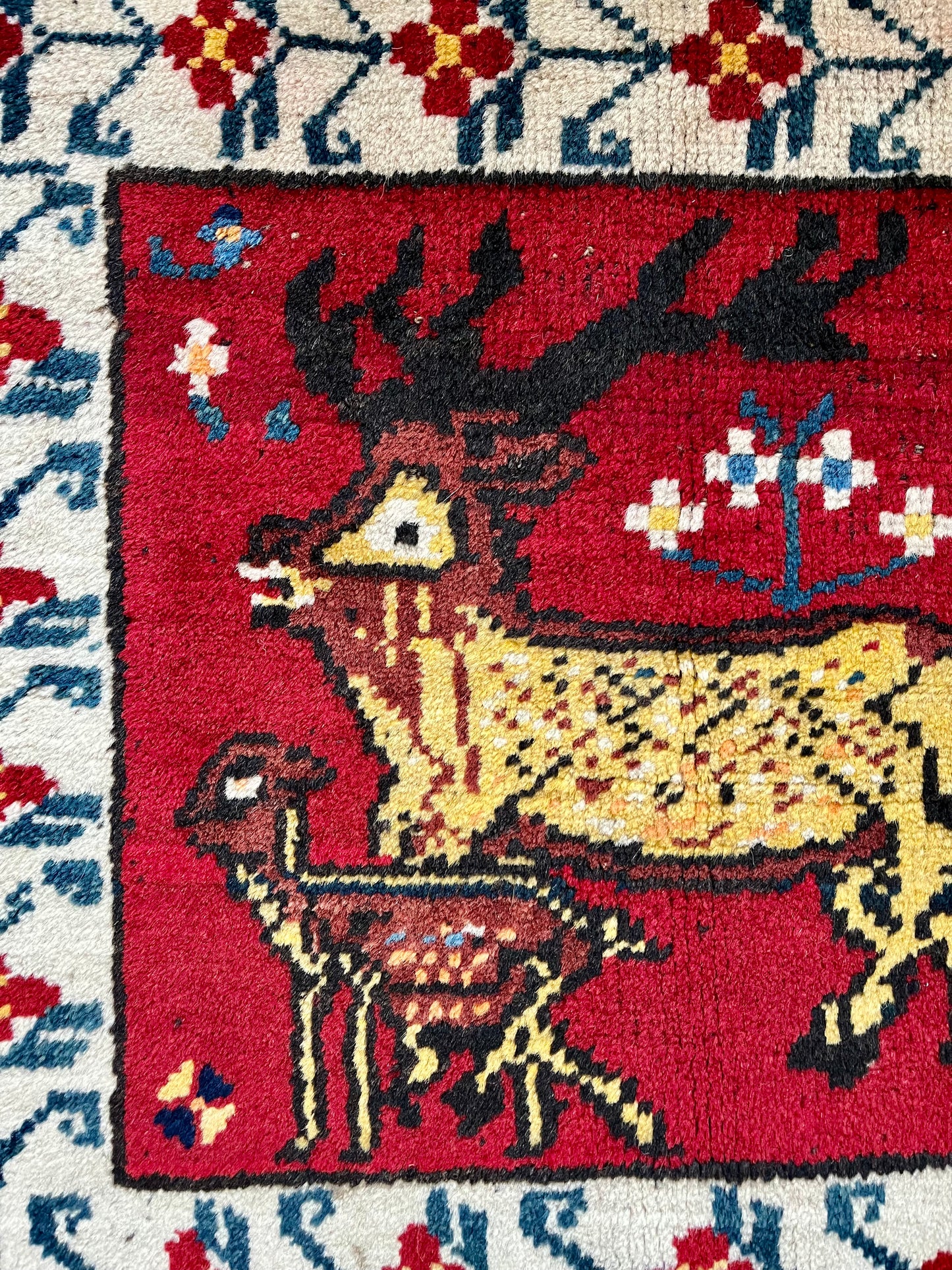 Vintage Rug #44 - 2'1.5" x 1'11