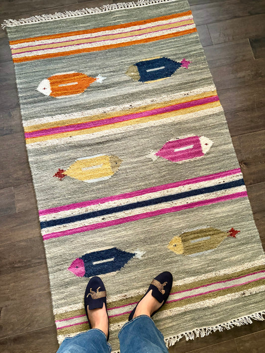 Rug #266 - 5'5" x 3'2" (Presale for Jess)