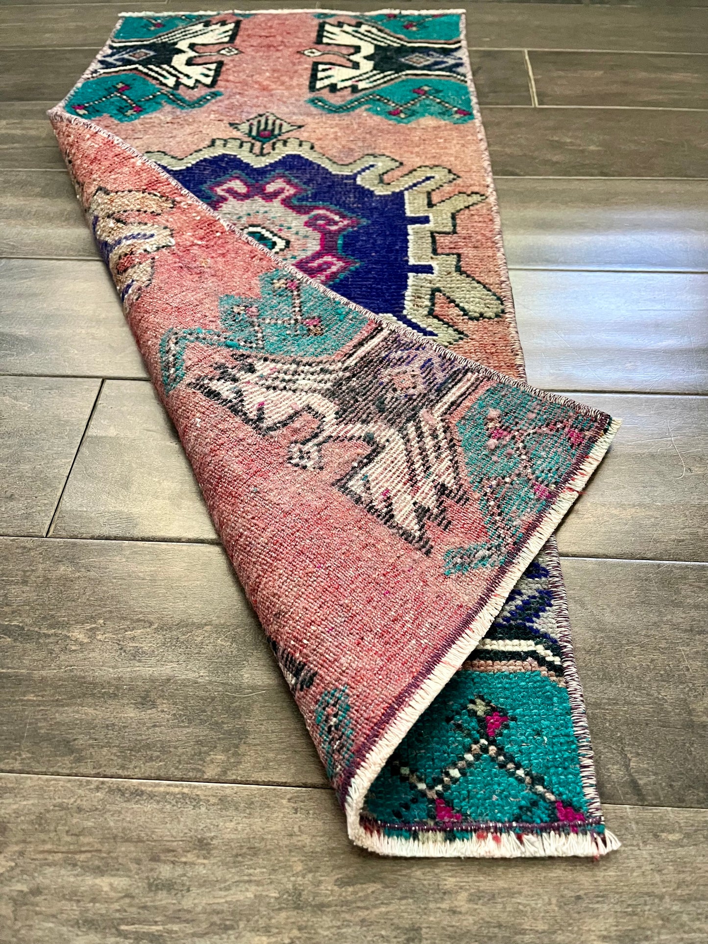 Vintage Rug #53 - 2'10" x 1'4"