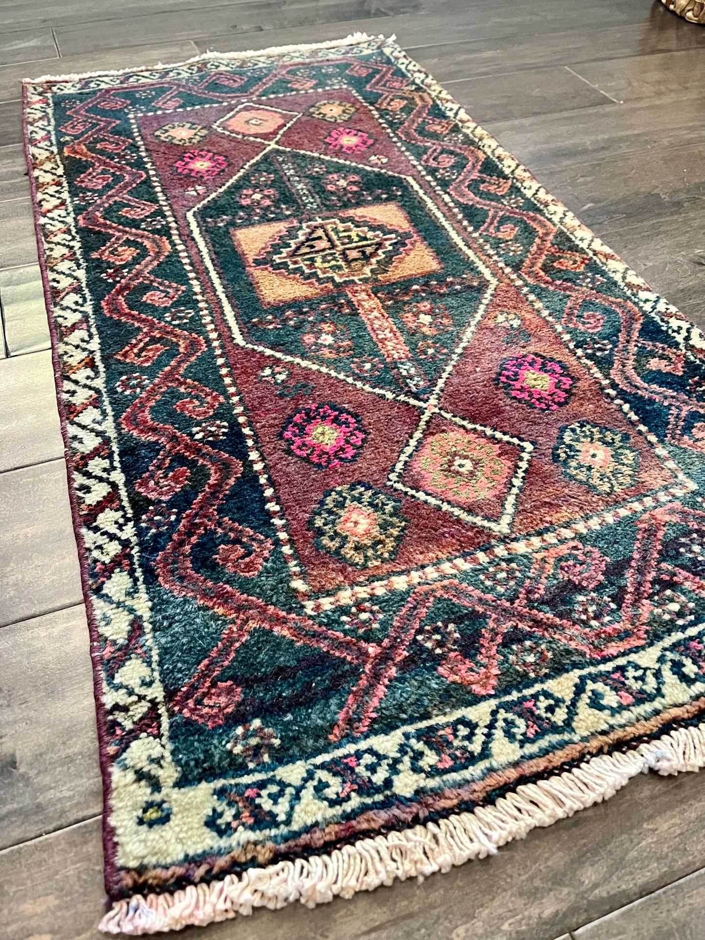 Vintage Rug #55 - 3'2.5" x 1'8"