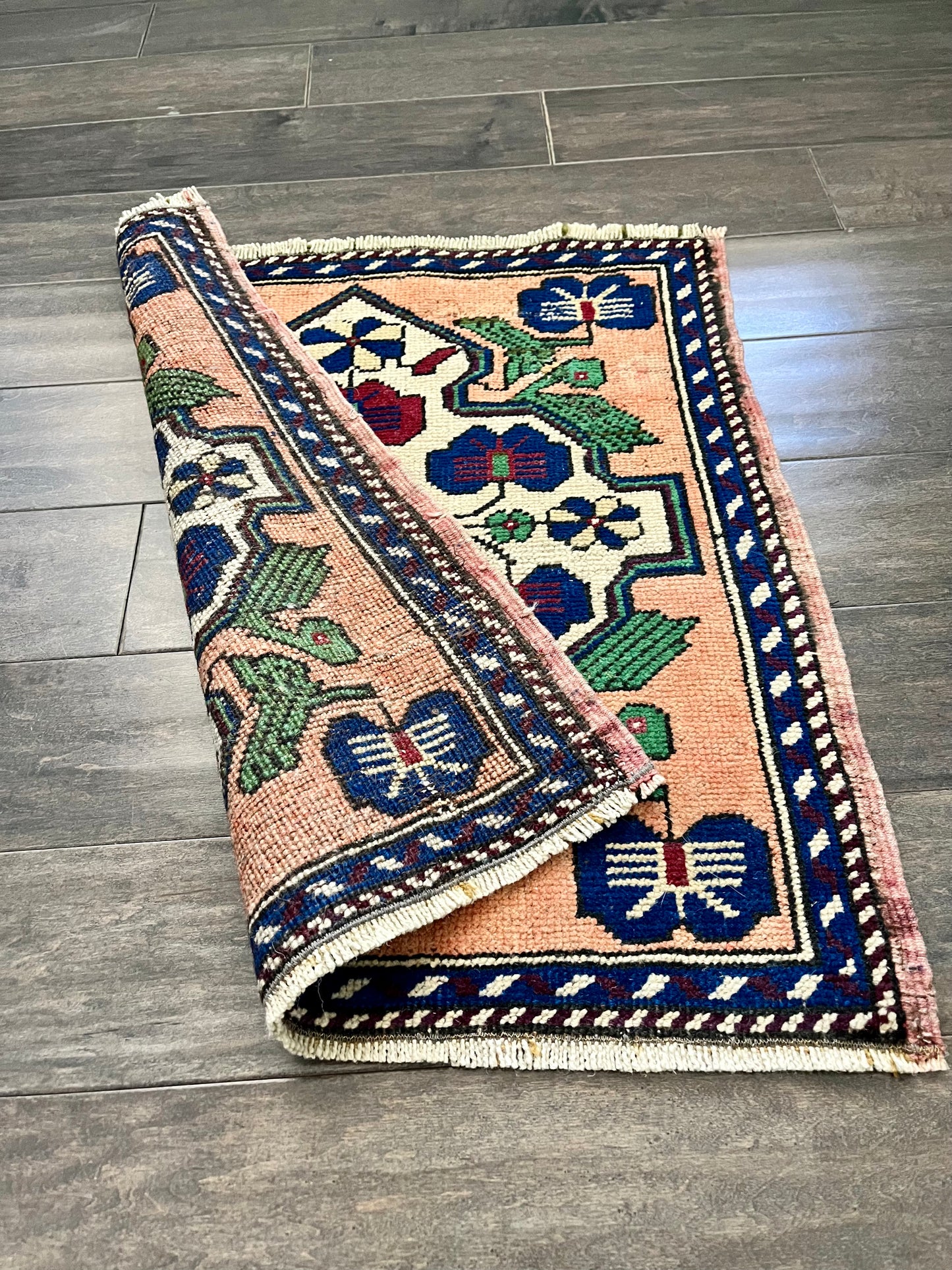 Vintage Rug #62 - 2'1.5" x 1'11"