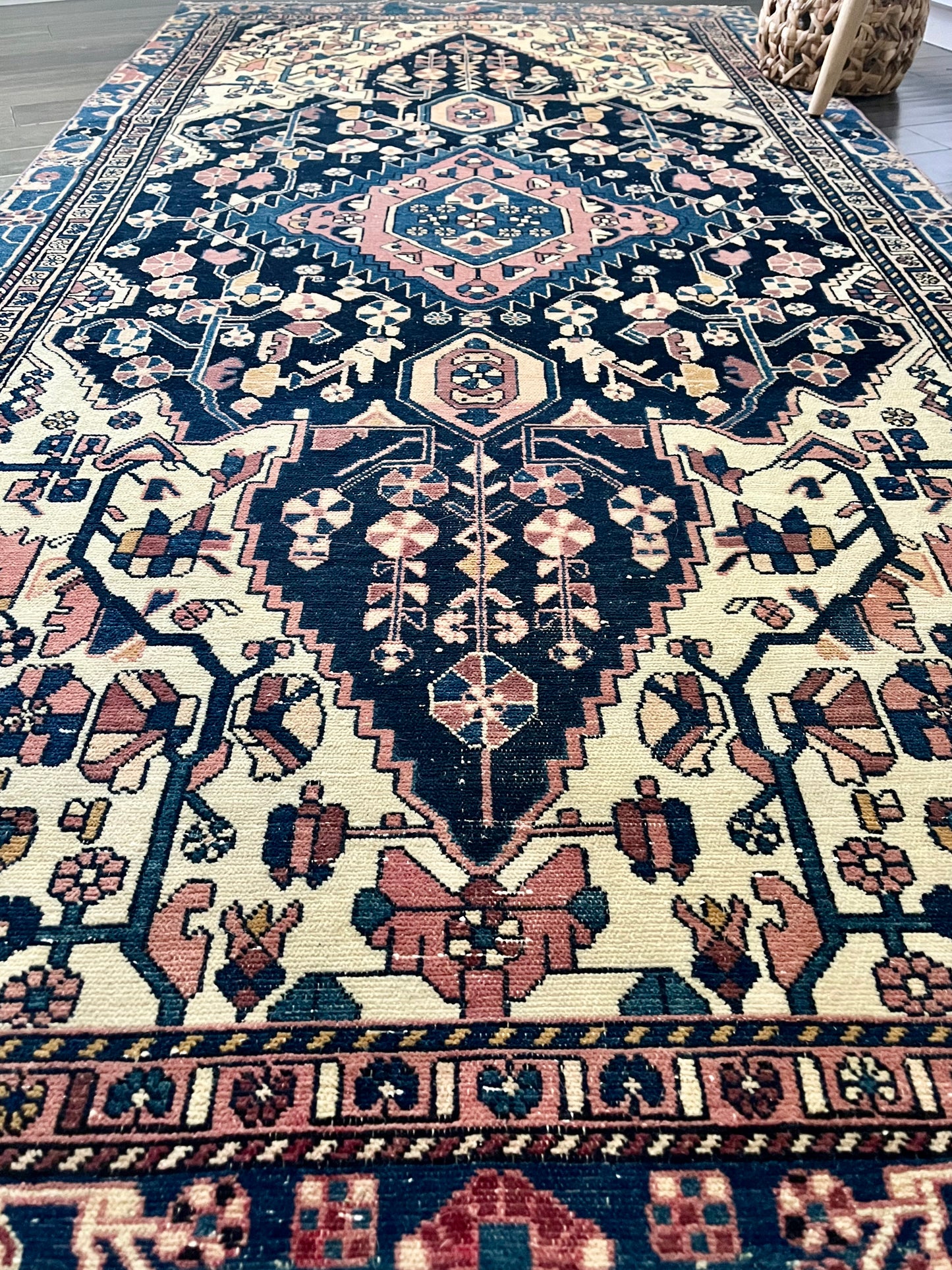 Vintage Rug #65 - 8'8" x 4'3.5"