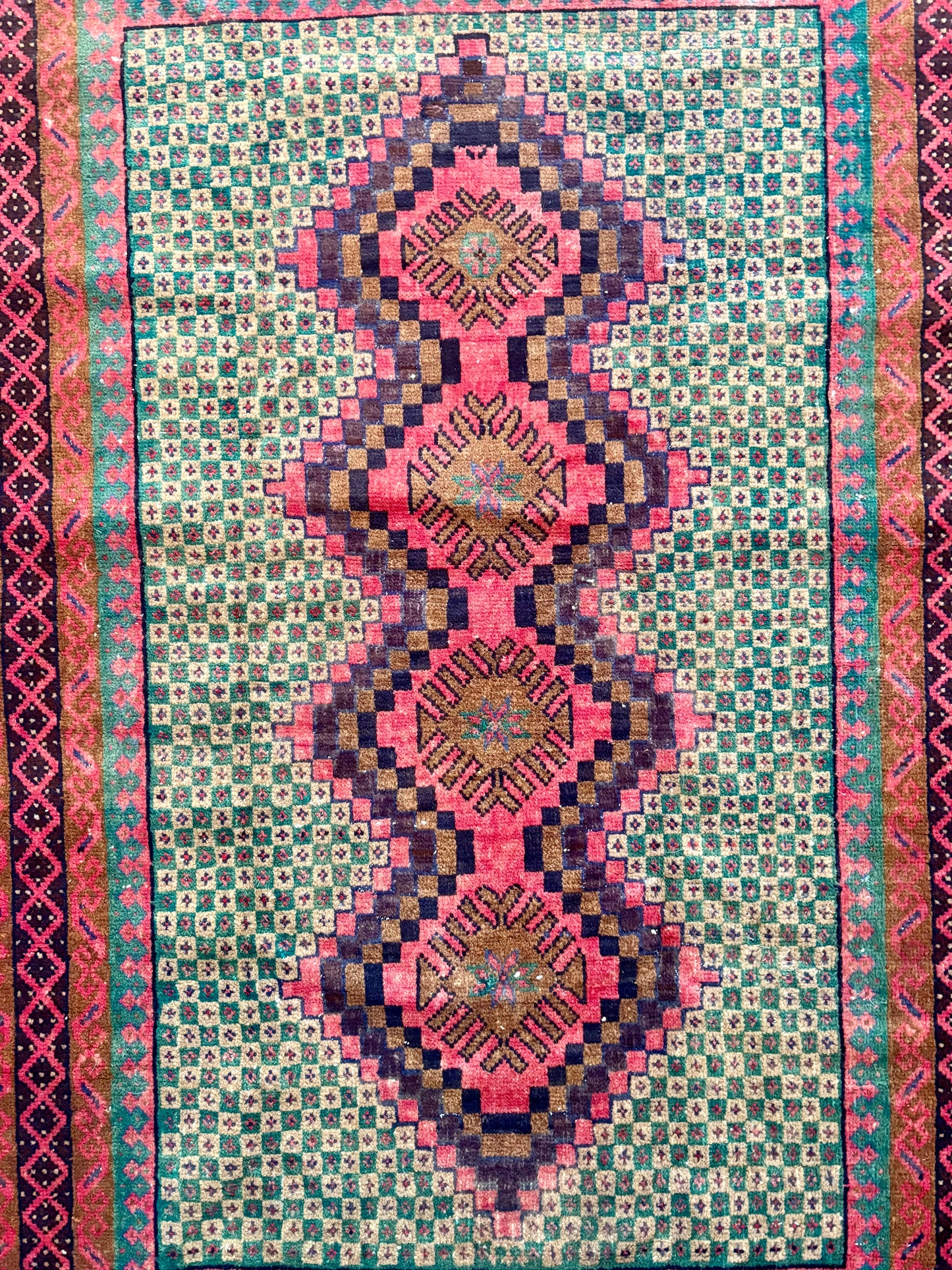 Vintage Rug #133 - 4'1" x 2'8"